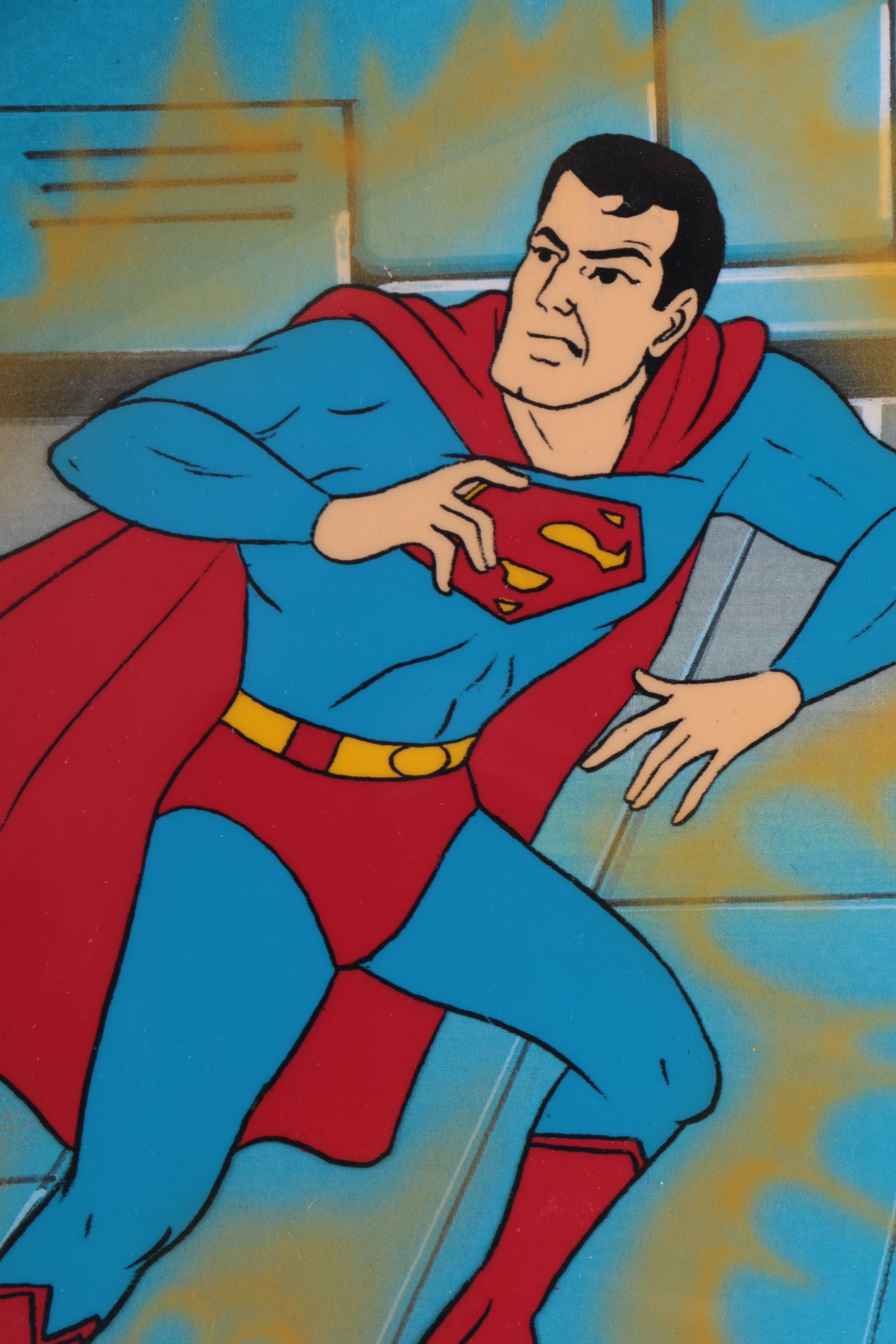 Production Cel From "Superman Friends"