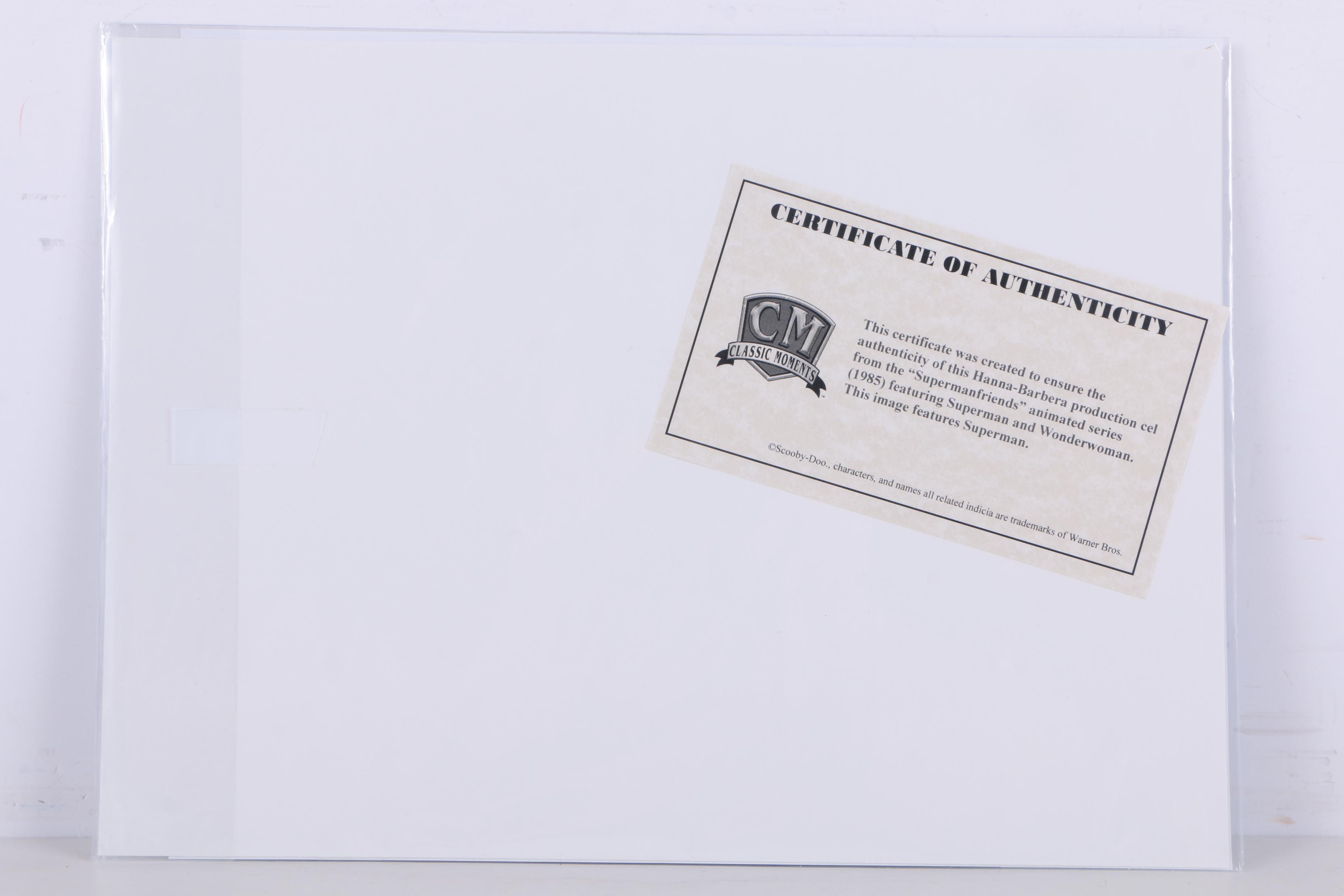 Production Cel From "Superman Friends"