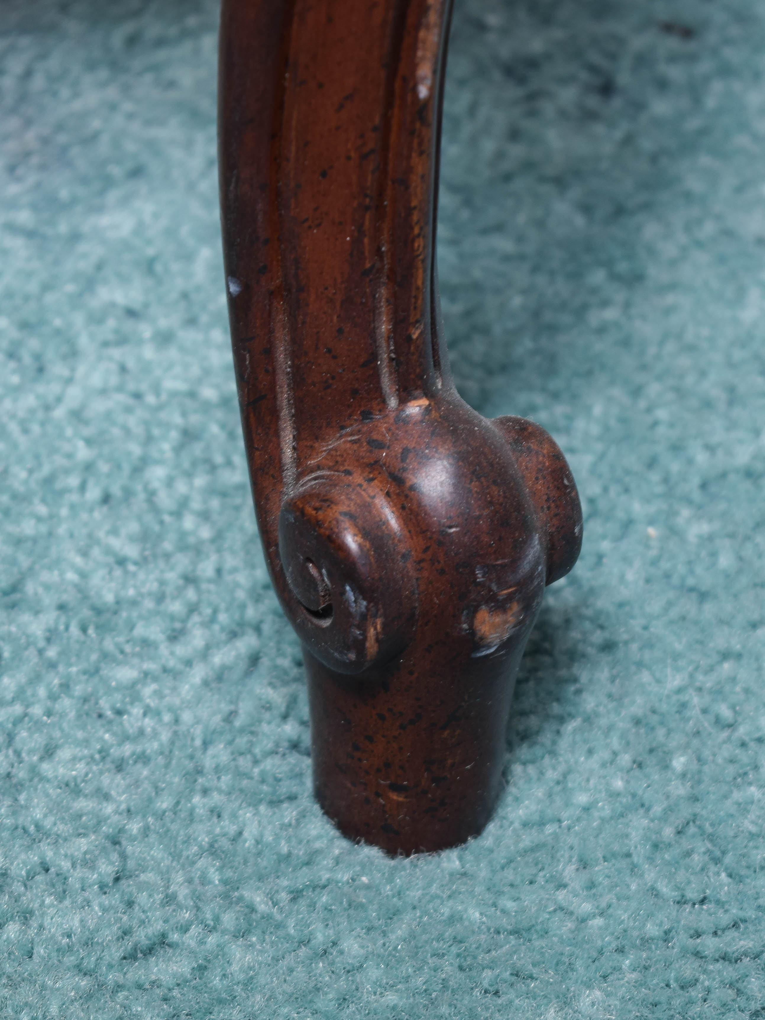 Pair of Vintage Velvet Wingback Armchairs