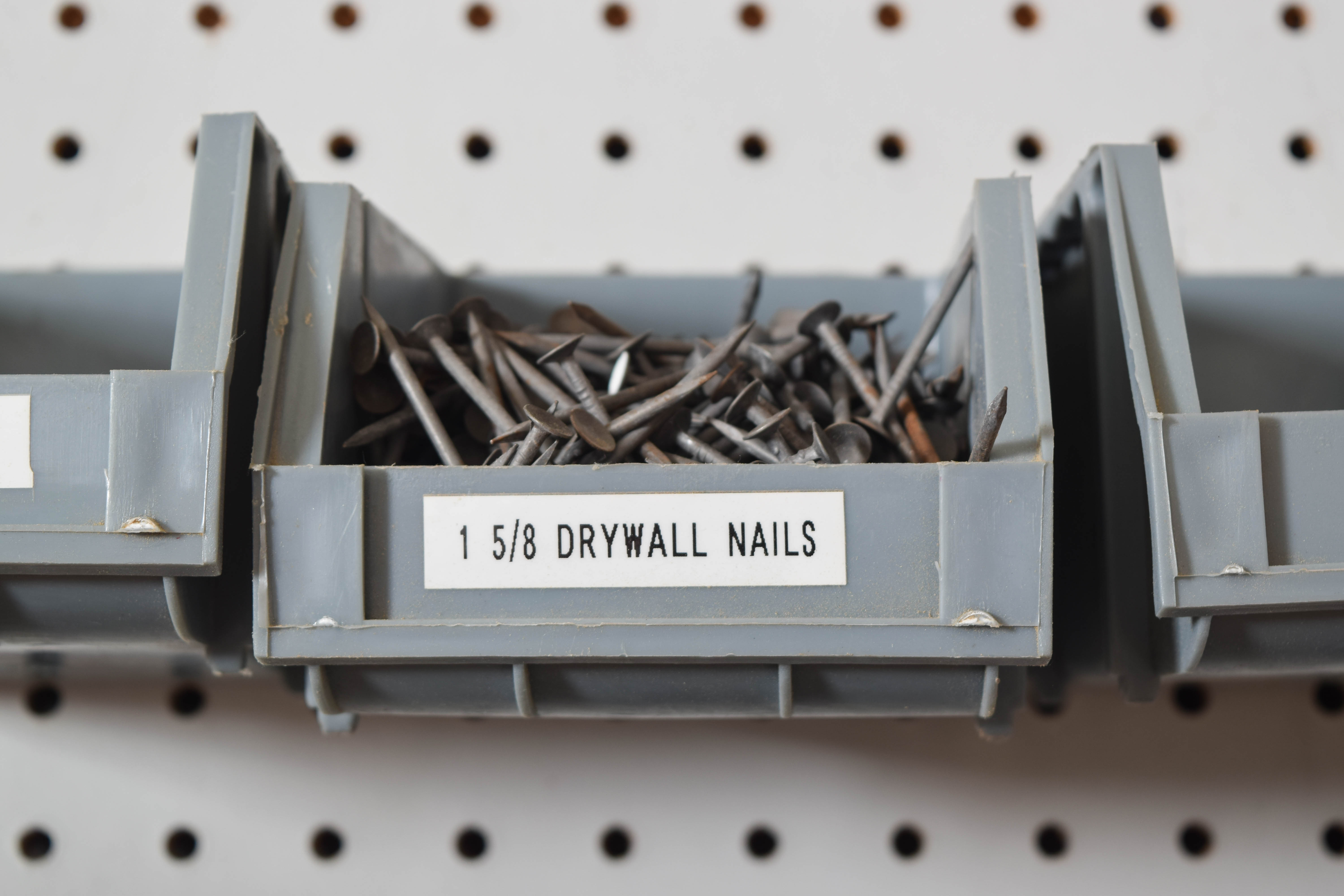 Work Bench and Wall of Assorted Tools