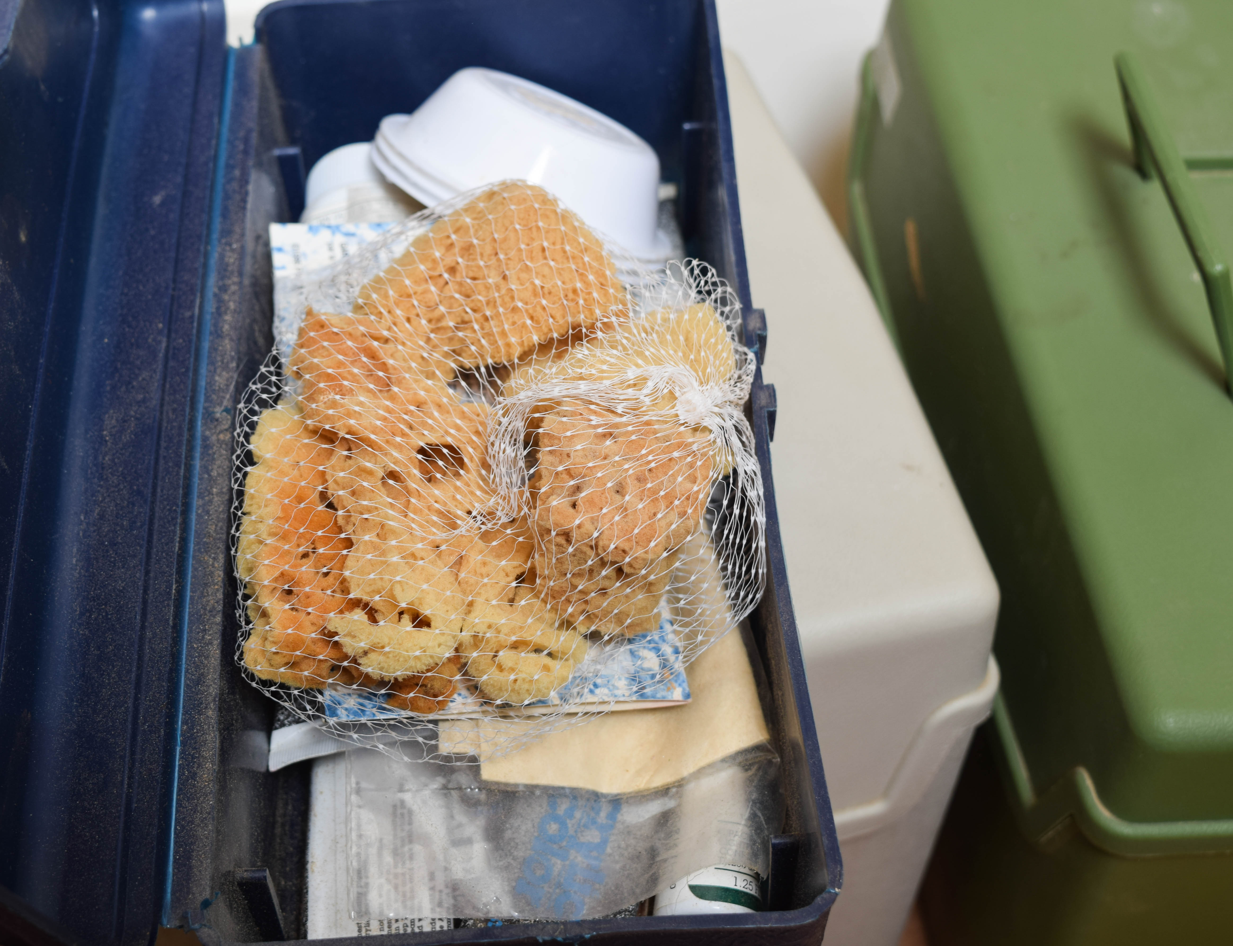 Work Bench and Wall of Assorted Tools