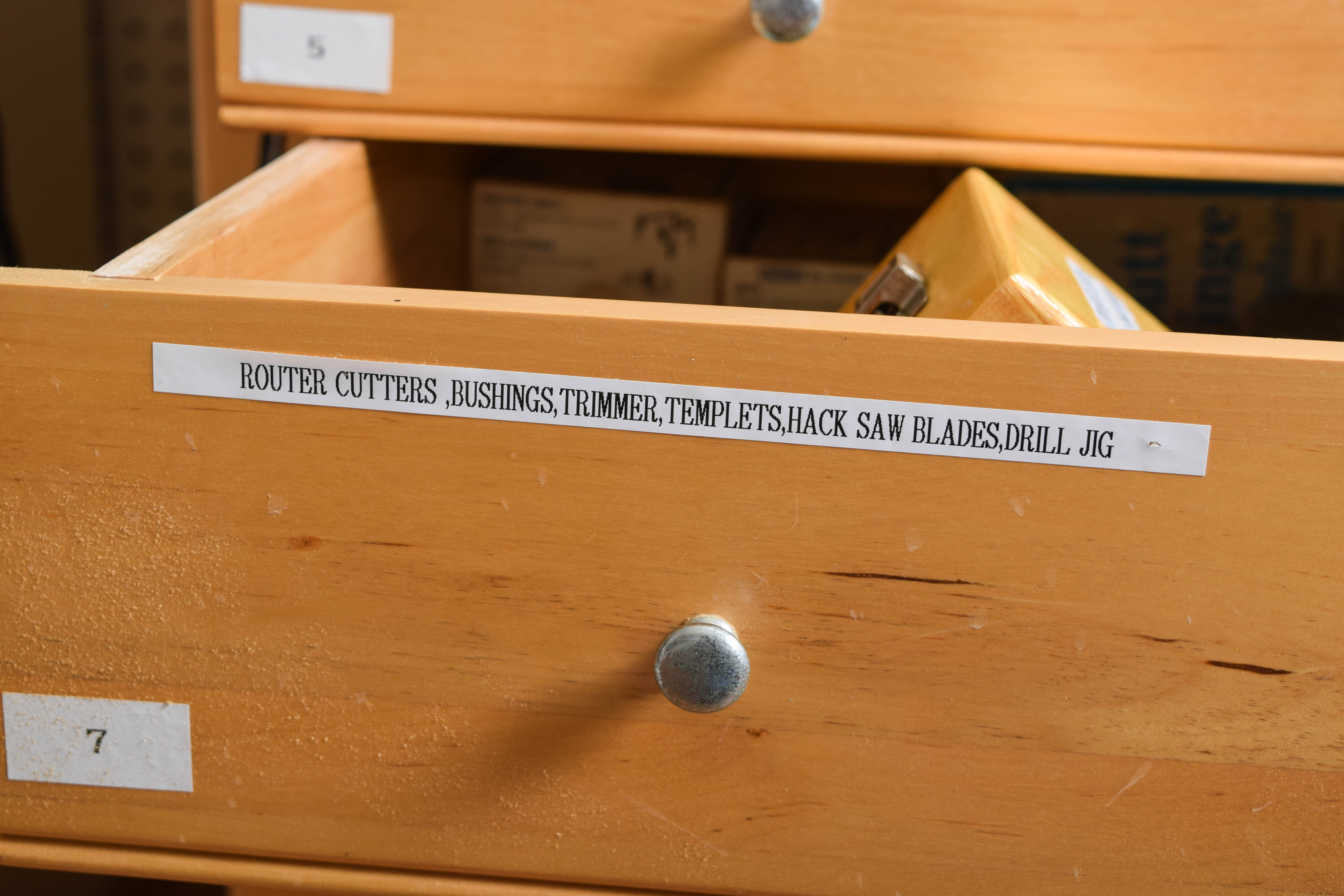 Work Bench and Wall of Assorted Tools