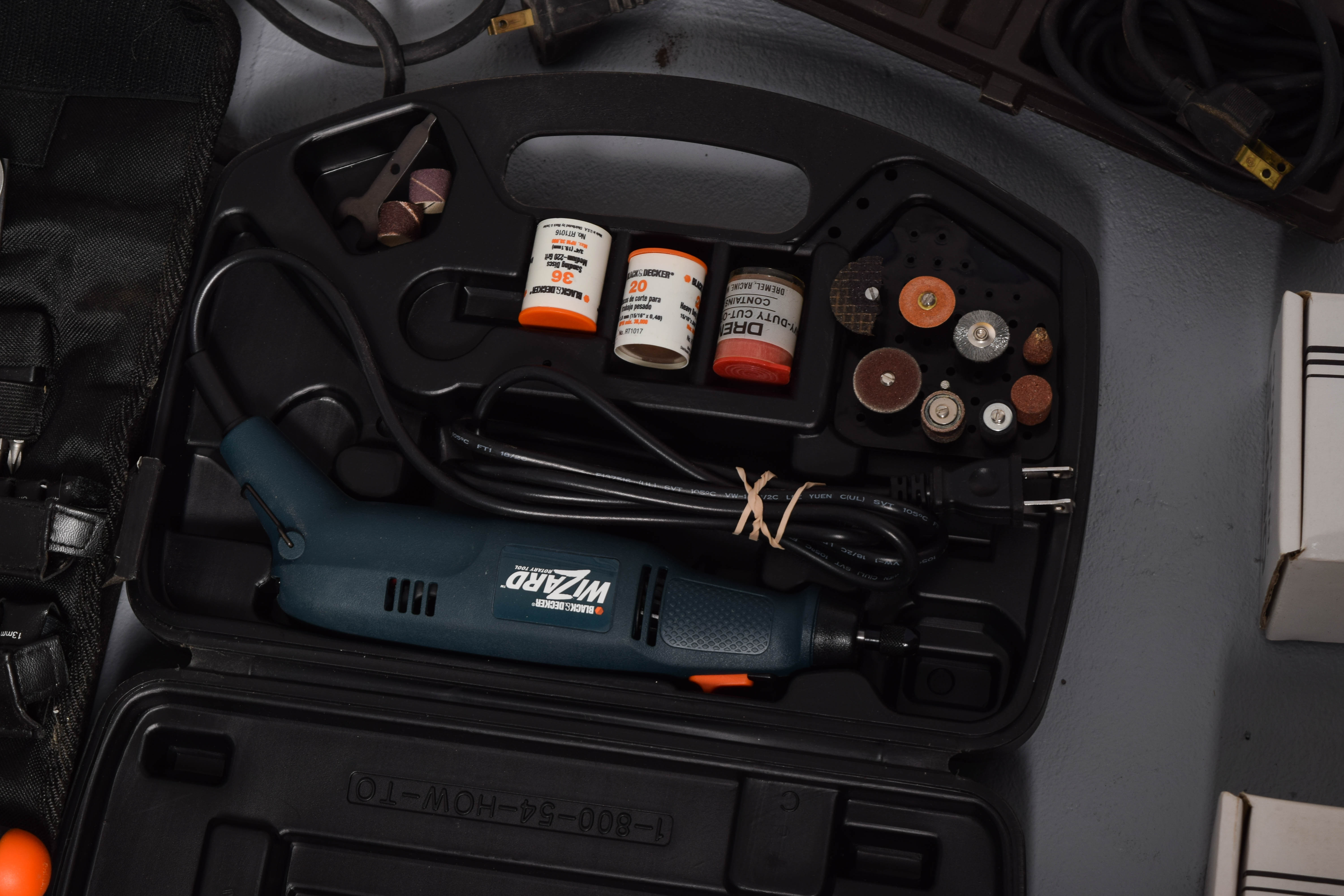 Collection of Rotaries, Sanders, and Other Power Tools