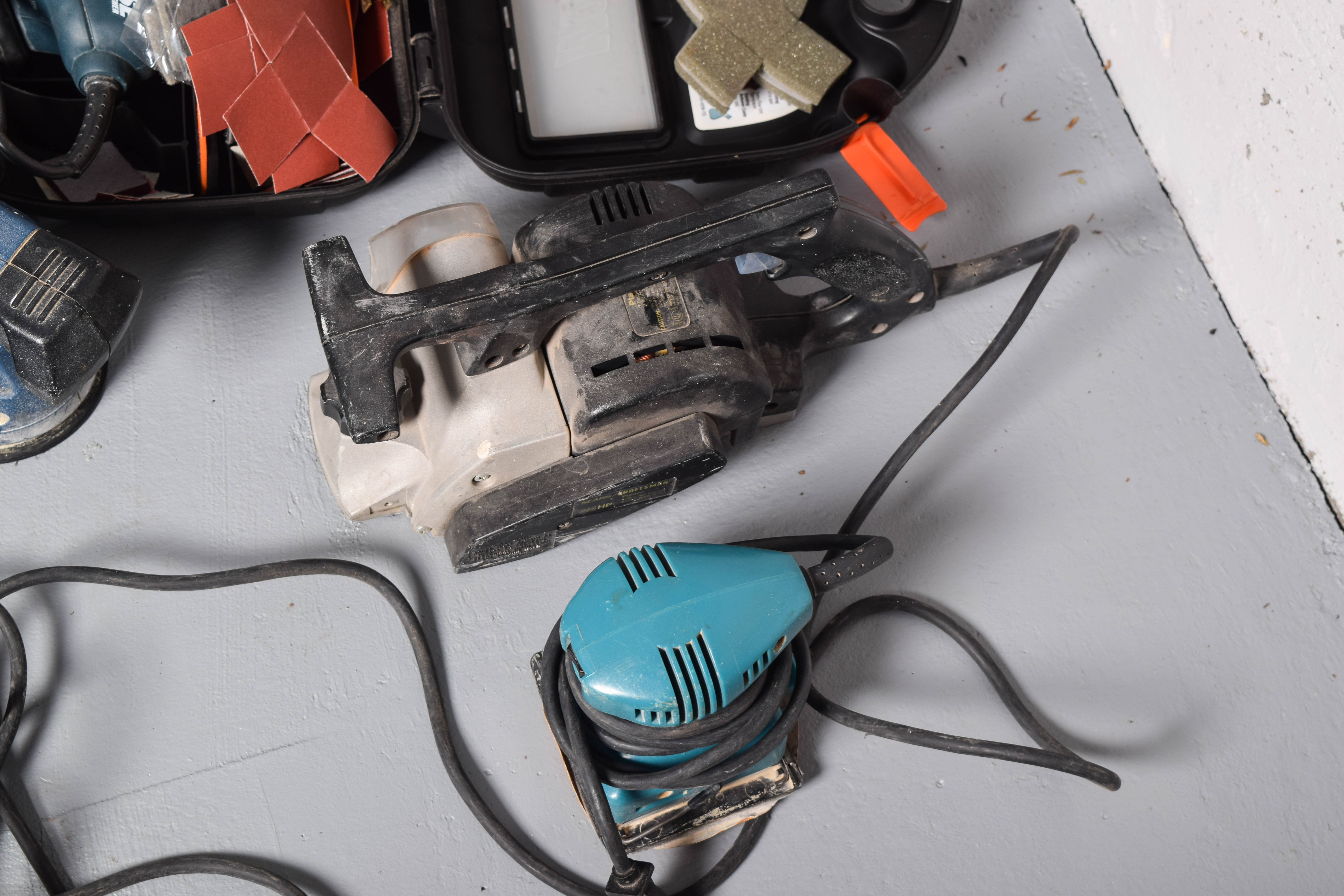 Collection of Rotaries, Sanders, and Other Power Tools