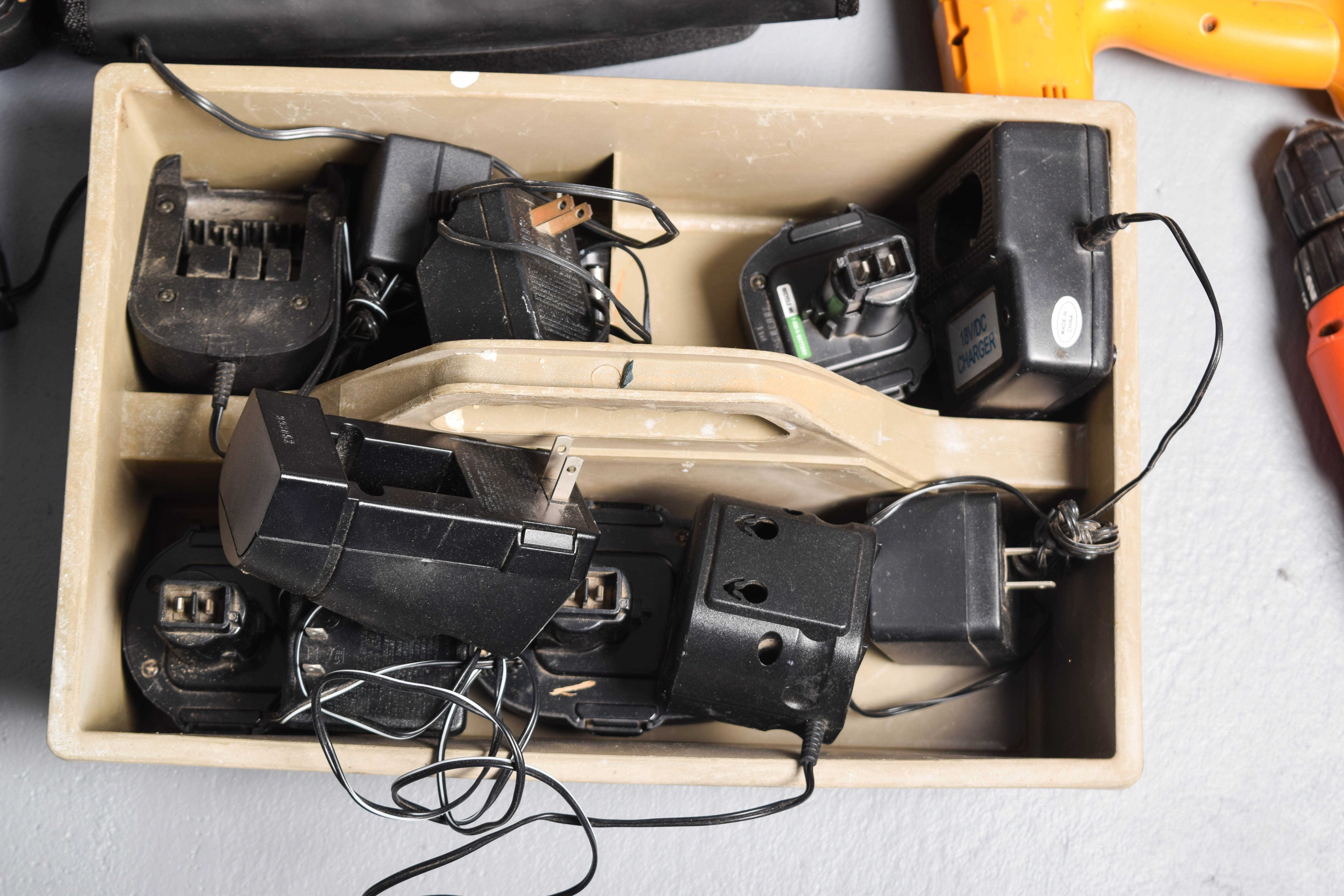 Collection of Rotaries, Sanders, and Other Power Tools