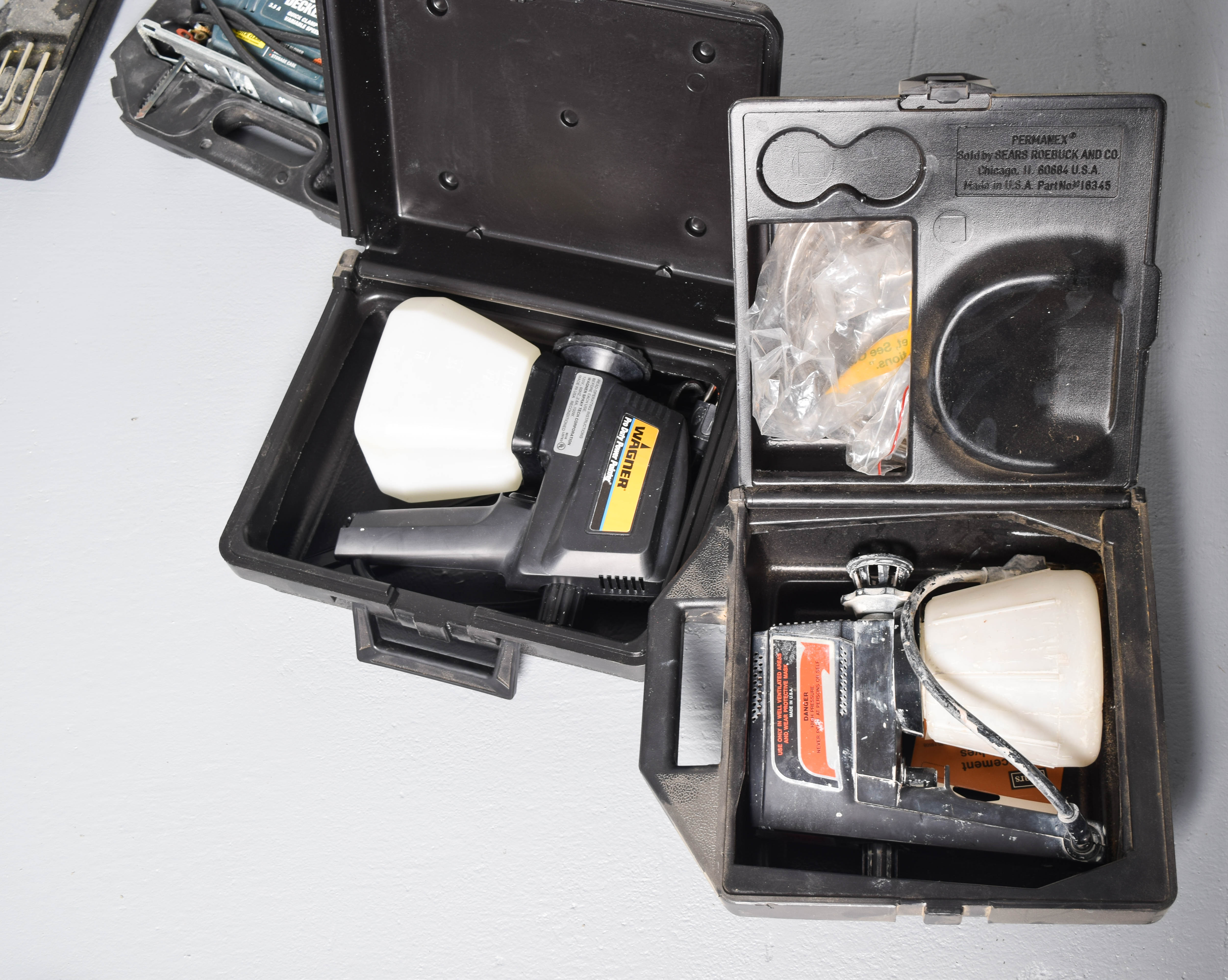 Collection of Drills, Skilsaws, and Other Power Tools