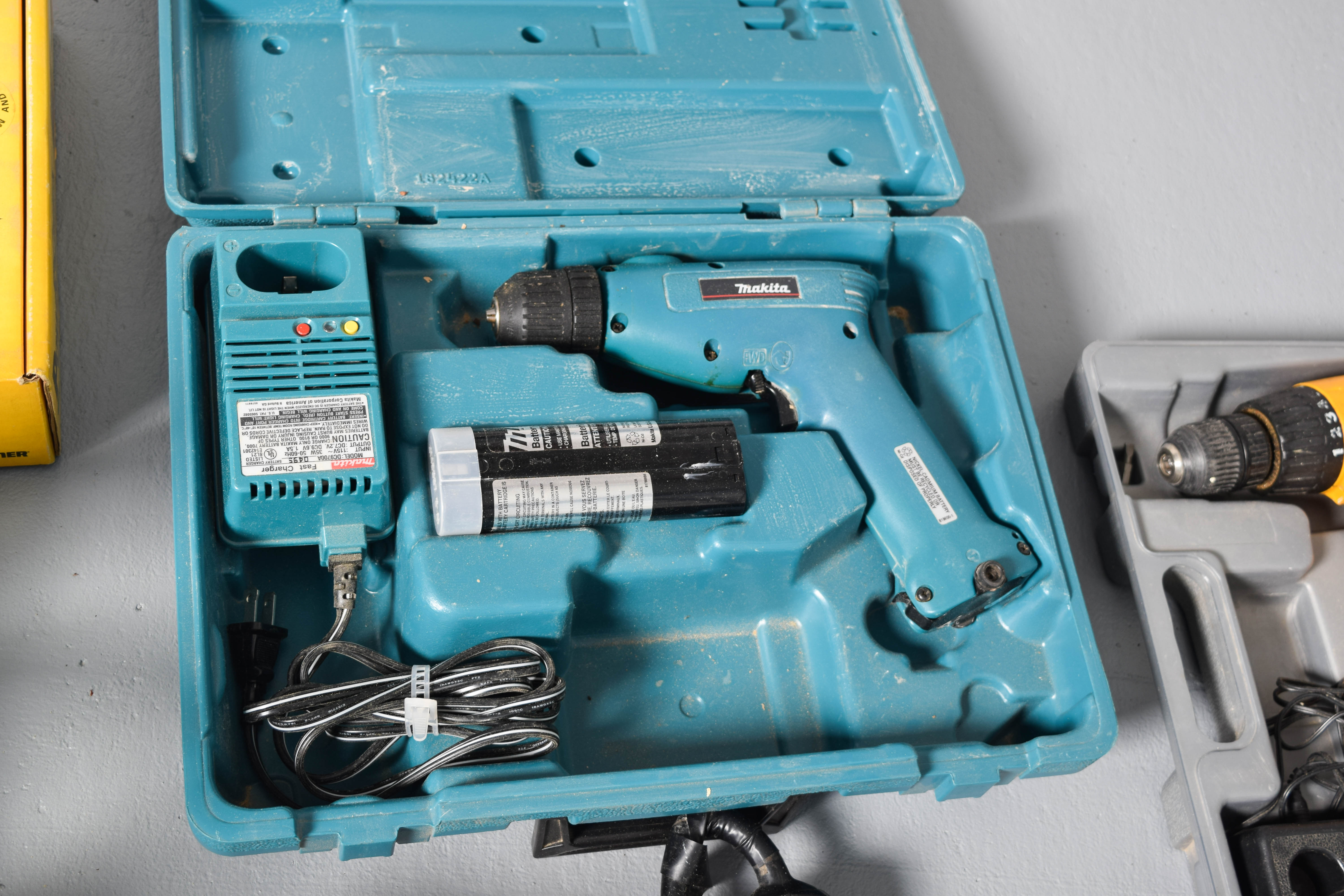 Collection of Drills, Skilsaws, and Other Power Tools