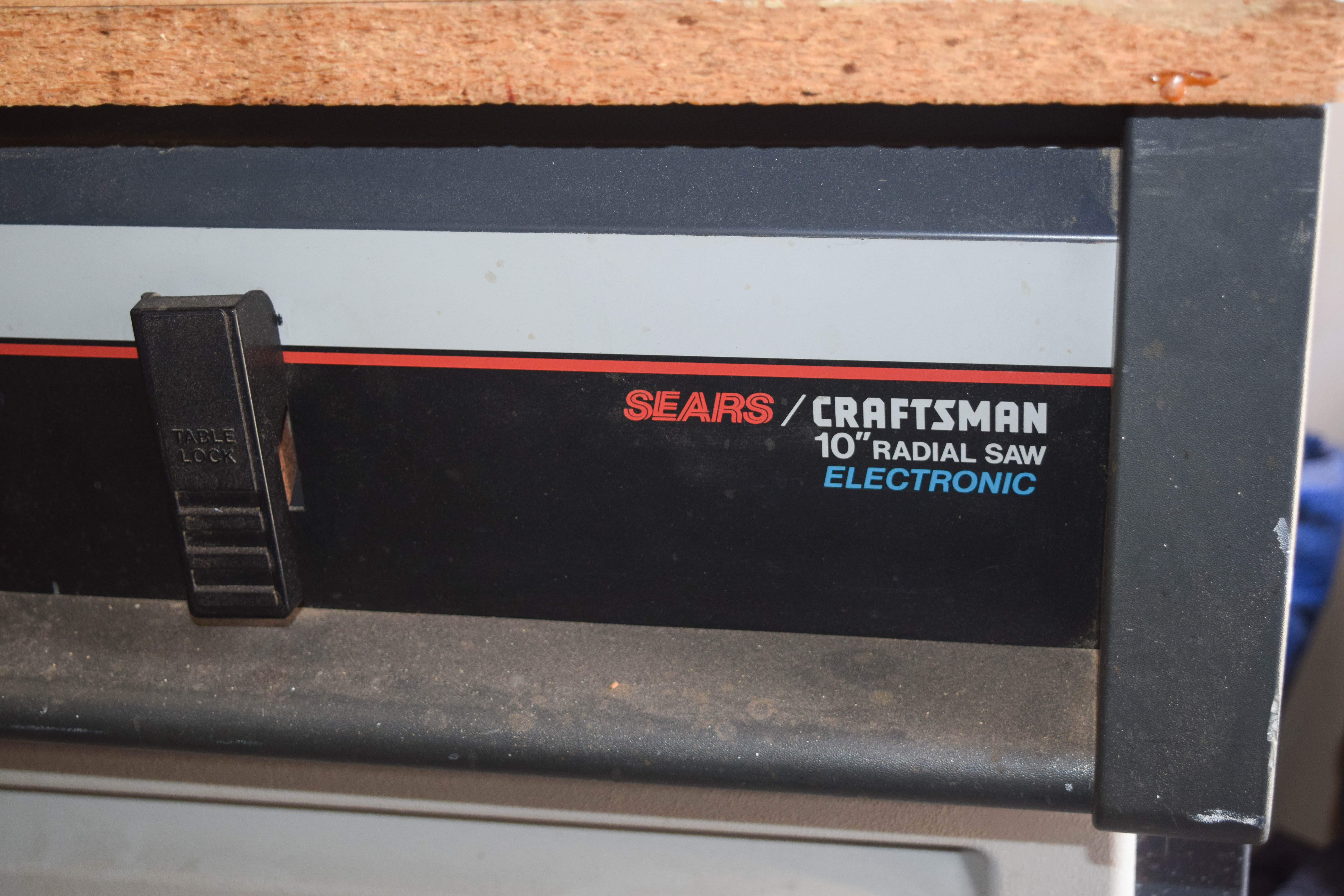 Sears Craftsman 10" Electronic Radial Saw