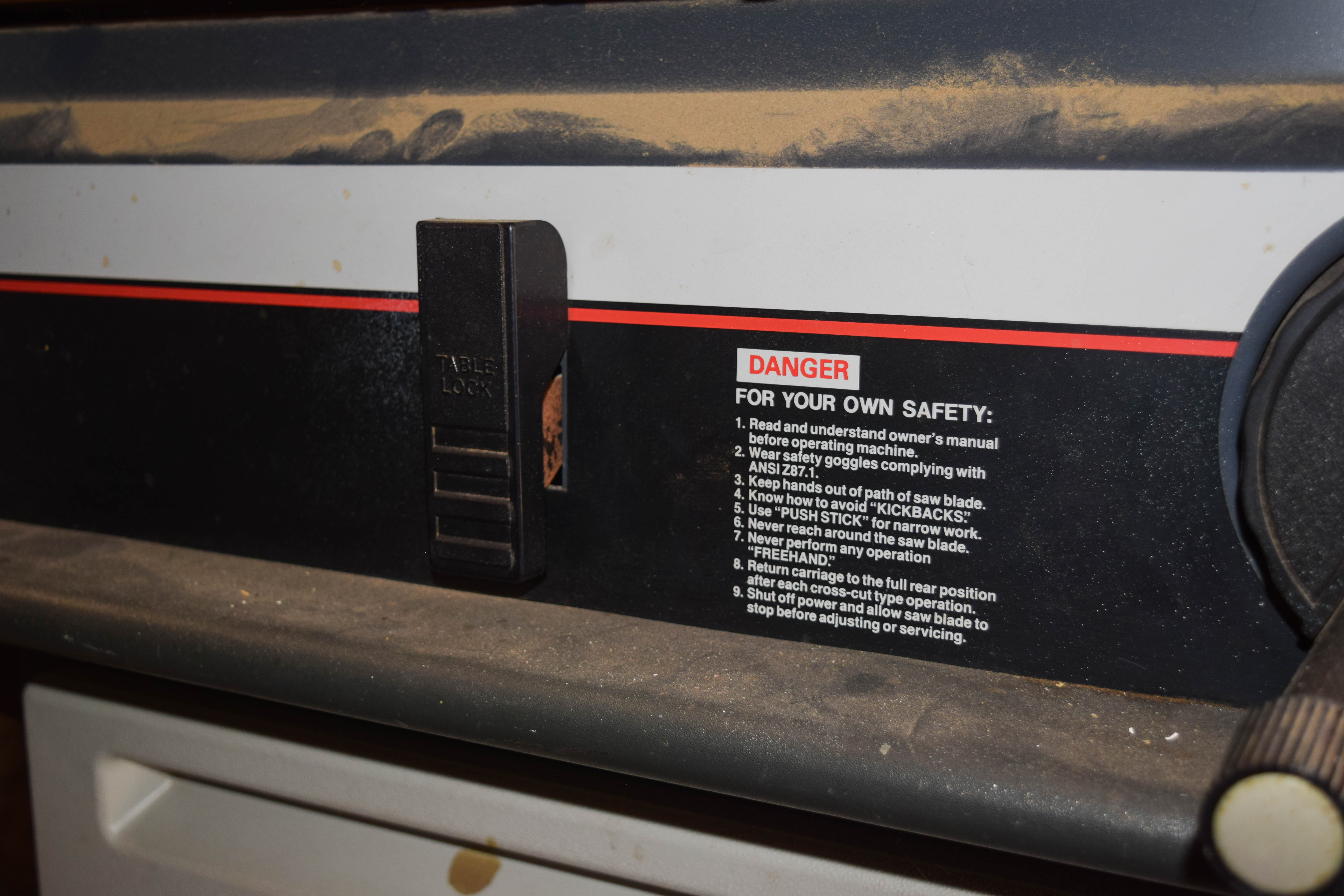 Sears Craftsman 10" Electronic Radial Saw