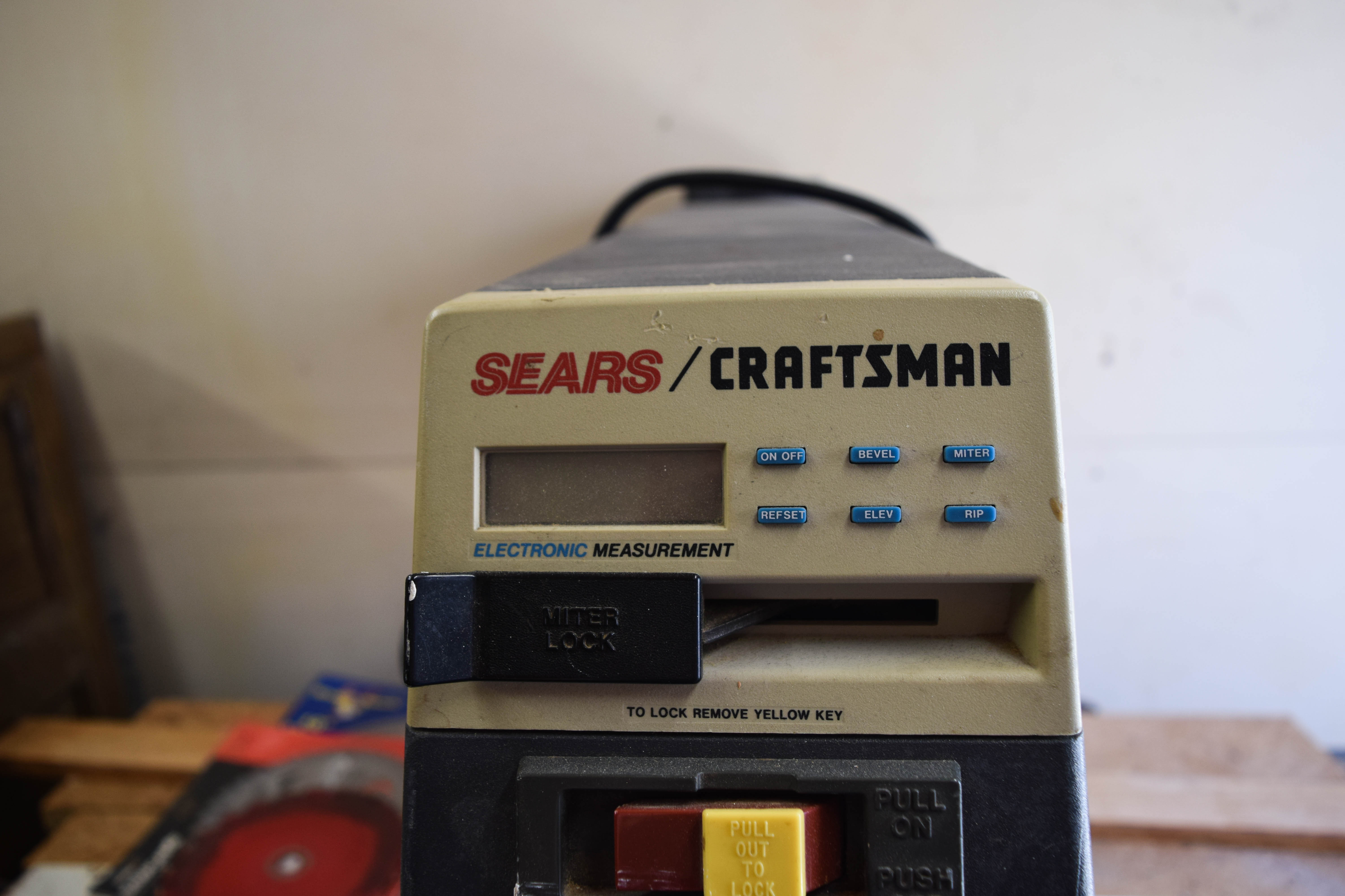 Sears Craftsman 10" Electronic Radial Saw
