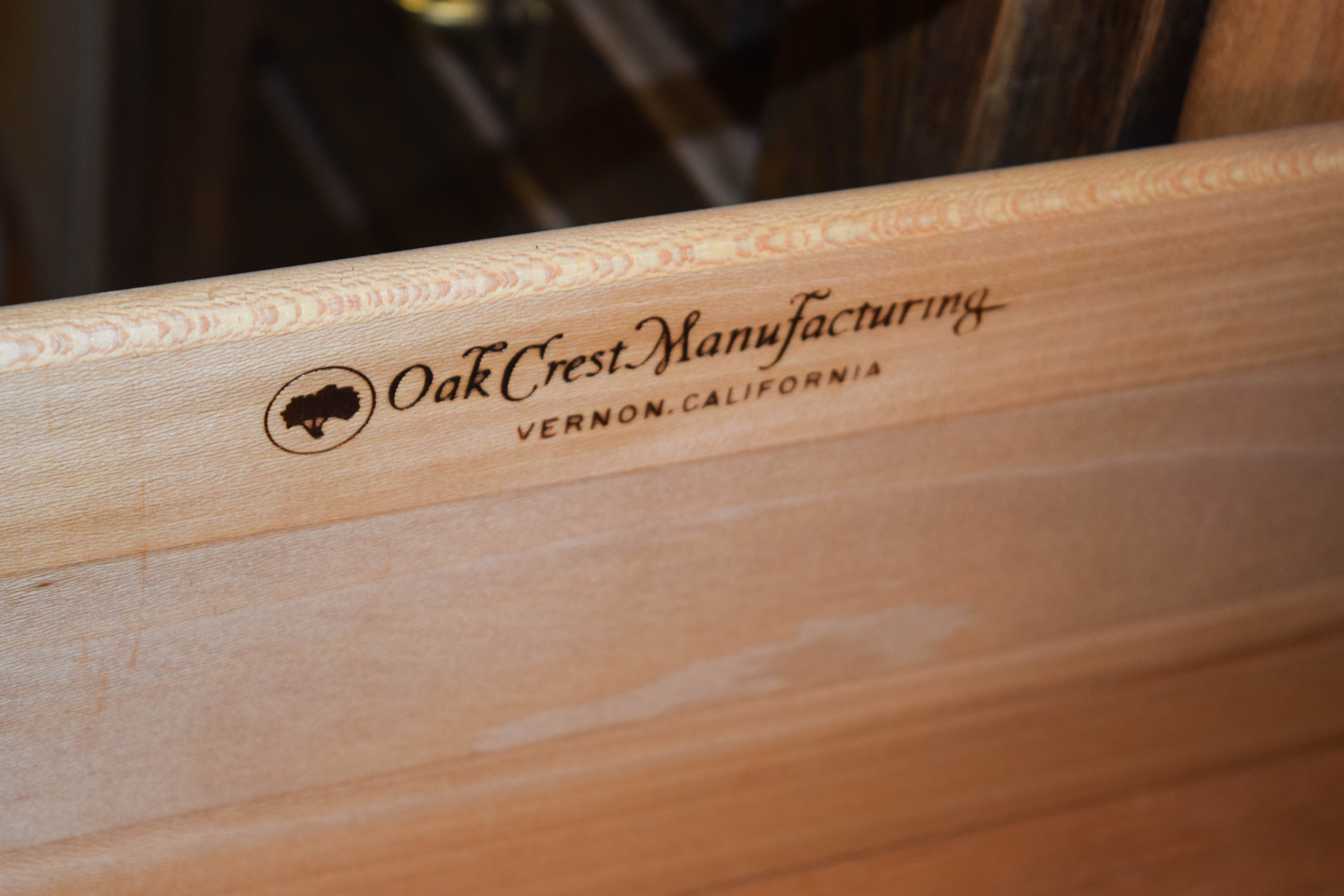 Pair of Vintage Oak Filing Cabinets