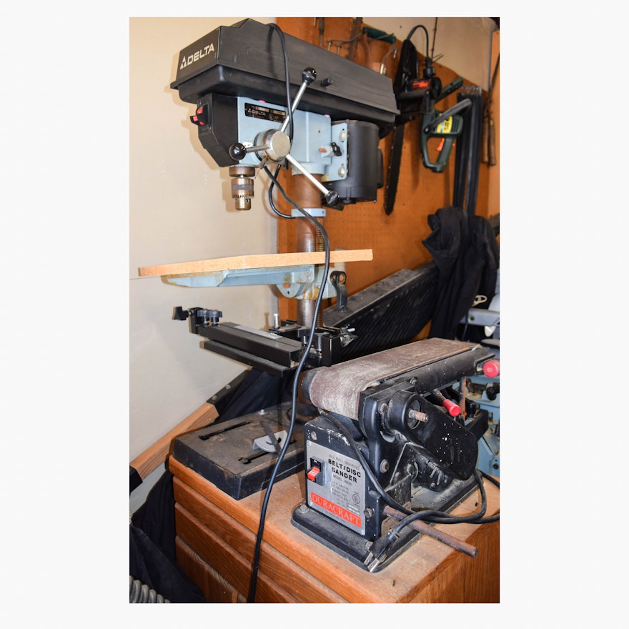 Delta 11-990 Drill Press and Duracraft Belt/Disc Sander