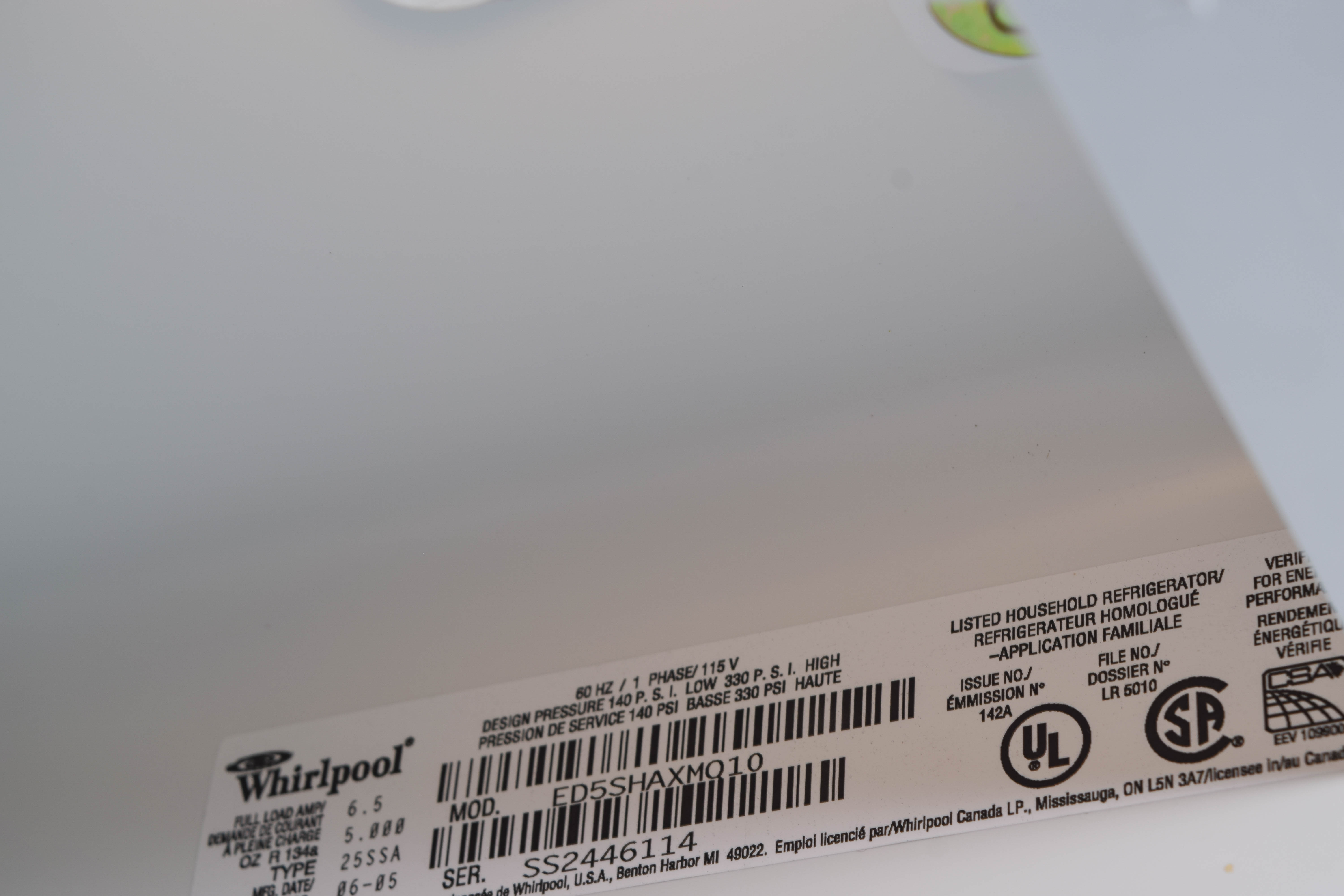 Whirlpool Refrigerator