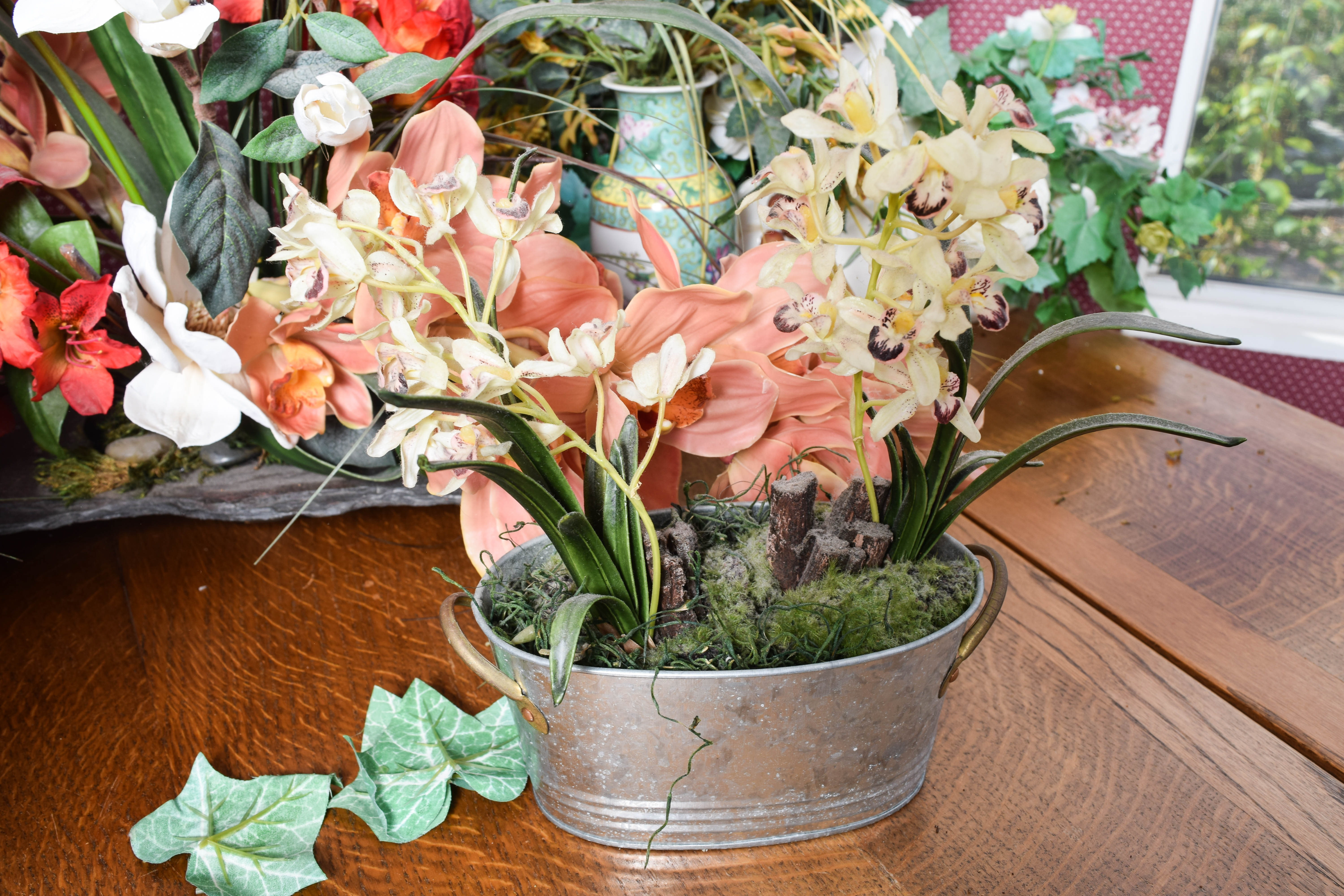 Collection of Artificial Floral Arrangements