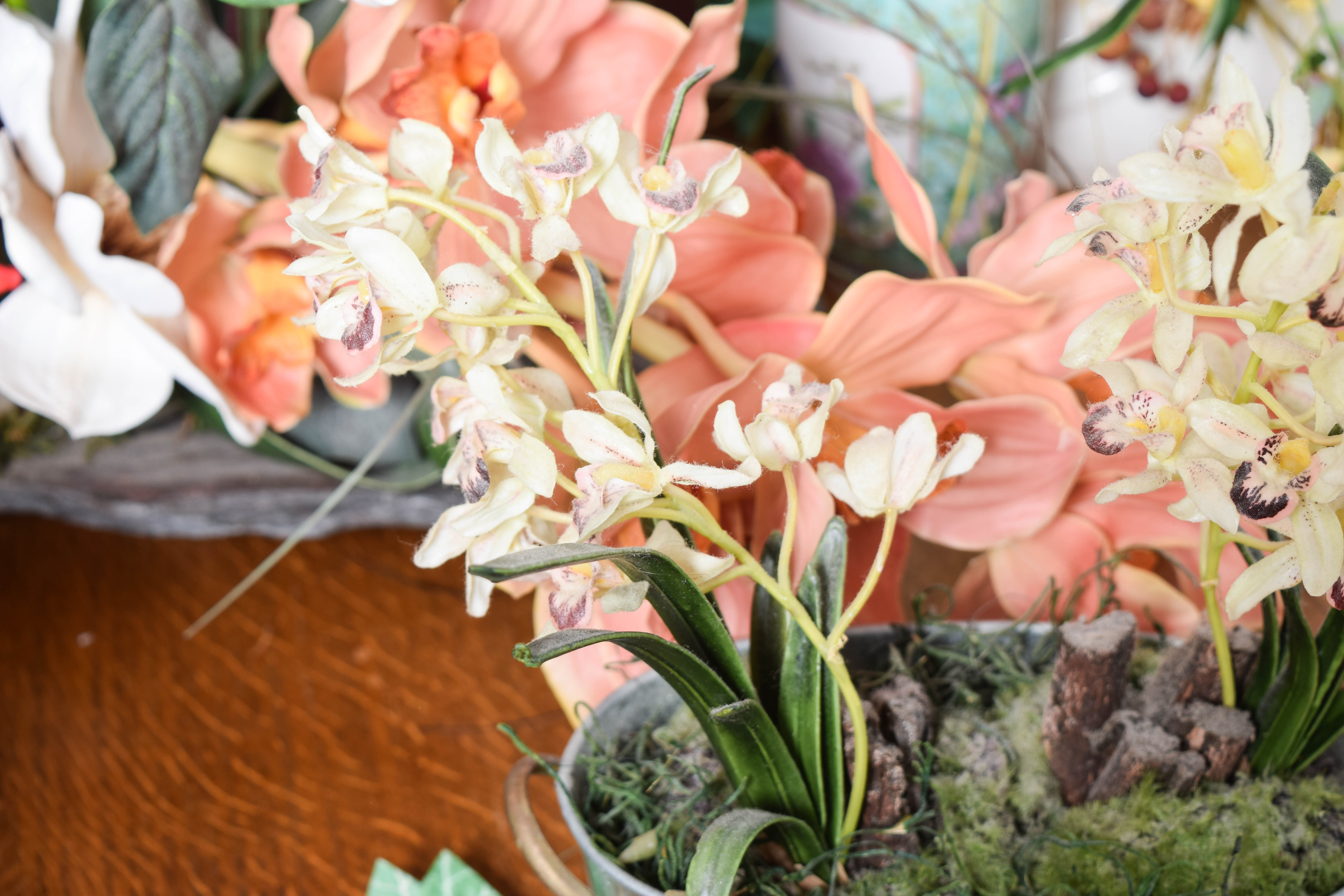 Collection of Artificial Floral Arrangements