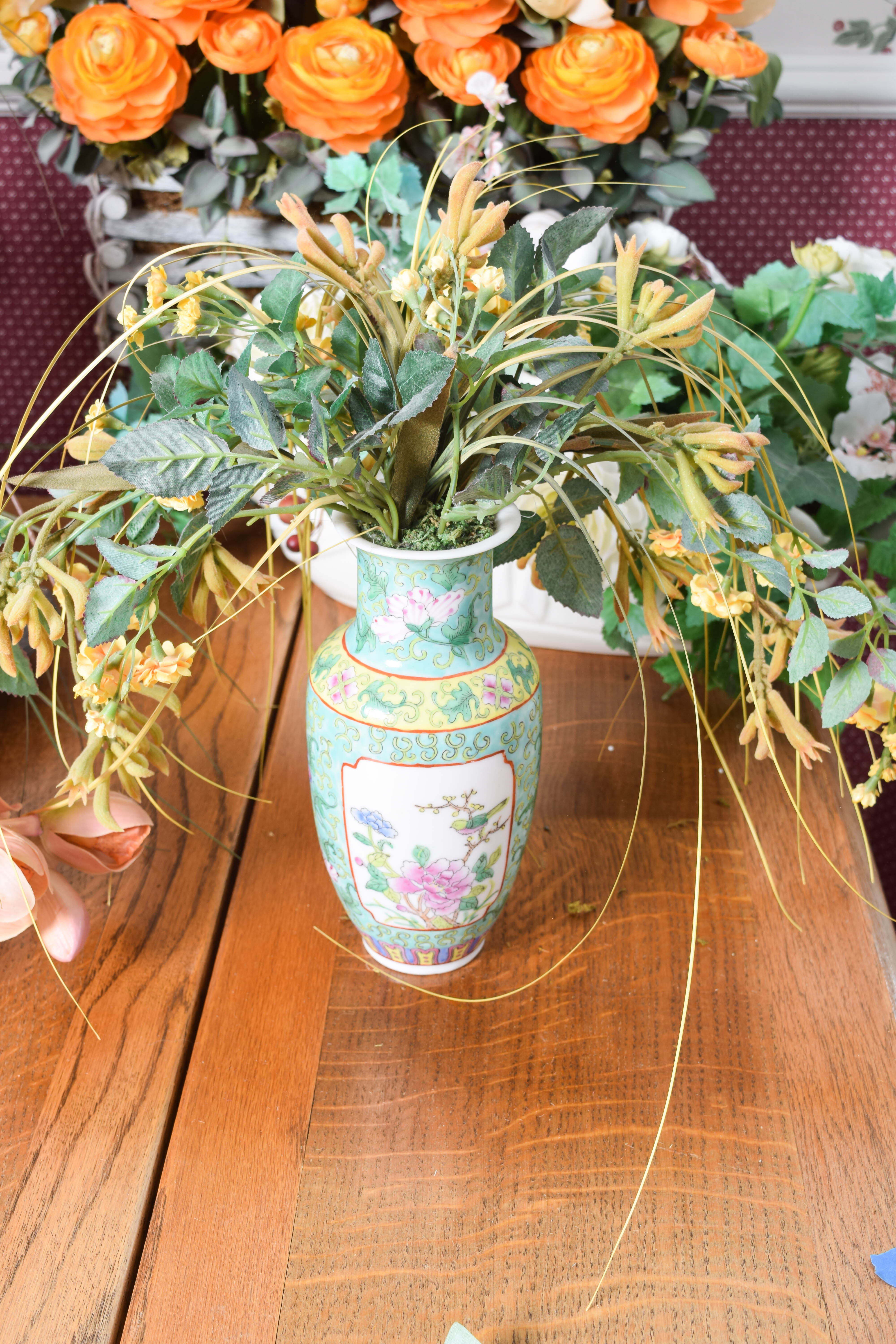 Collection of Artificial Floral Arrangements