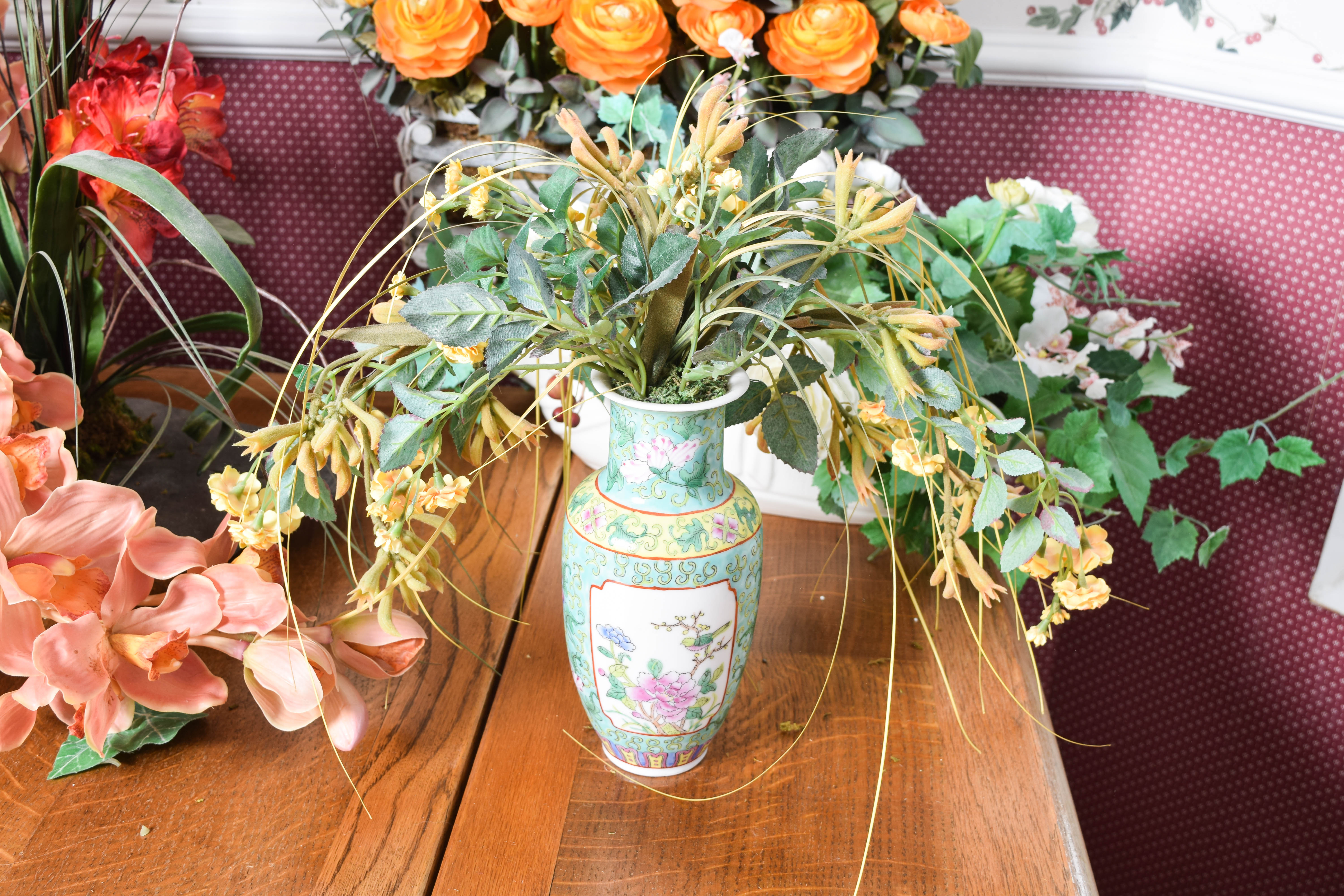 Collection of Artificial Floral Arrangements