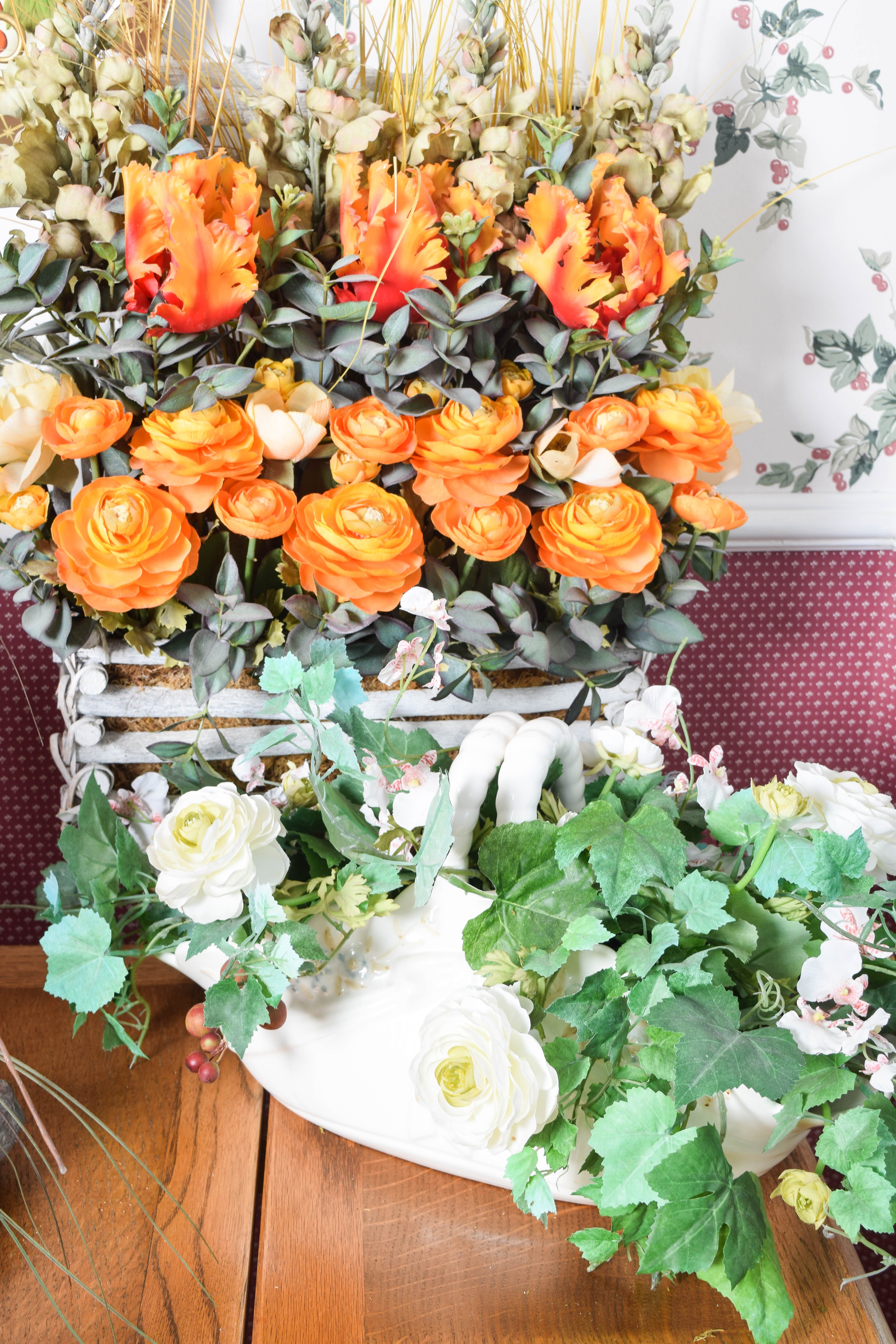 Collection of Artificial Floral Arrangements