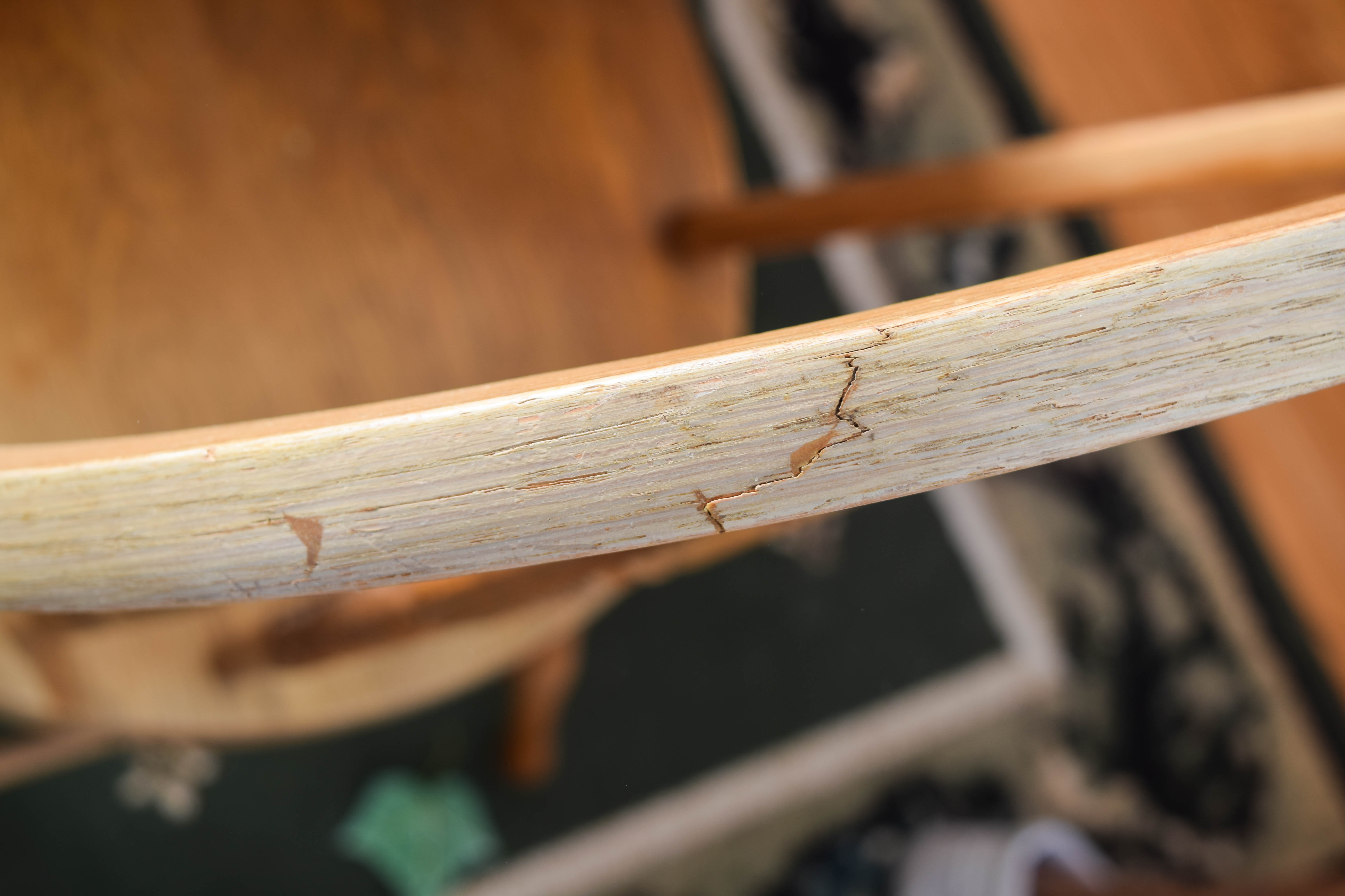Vintage Oak Trestle Dining Table and Chairs