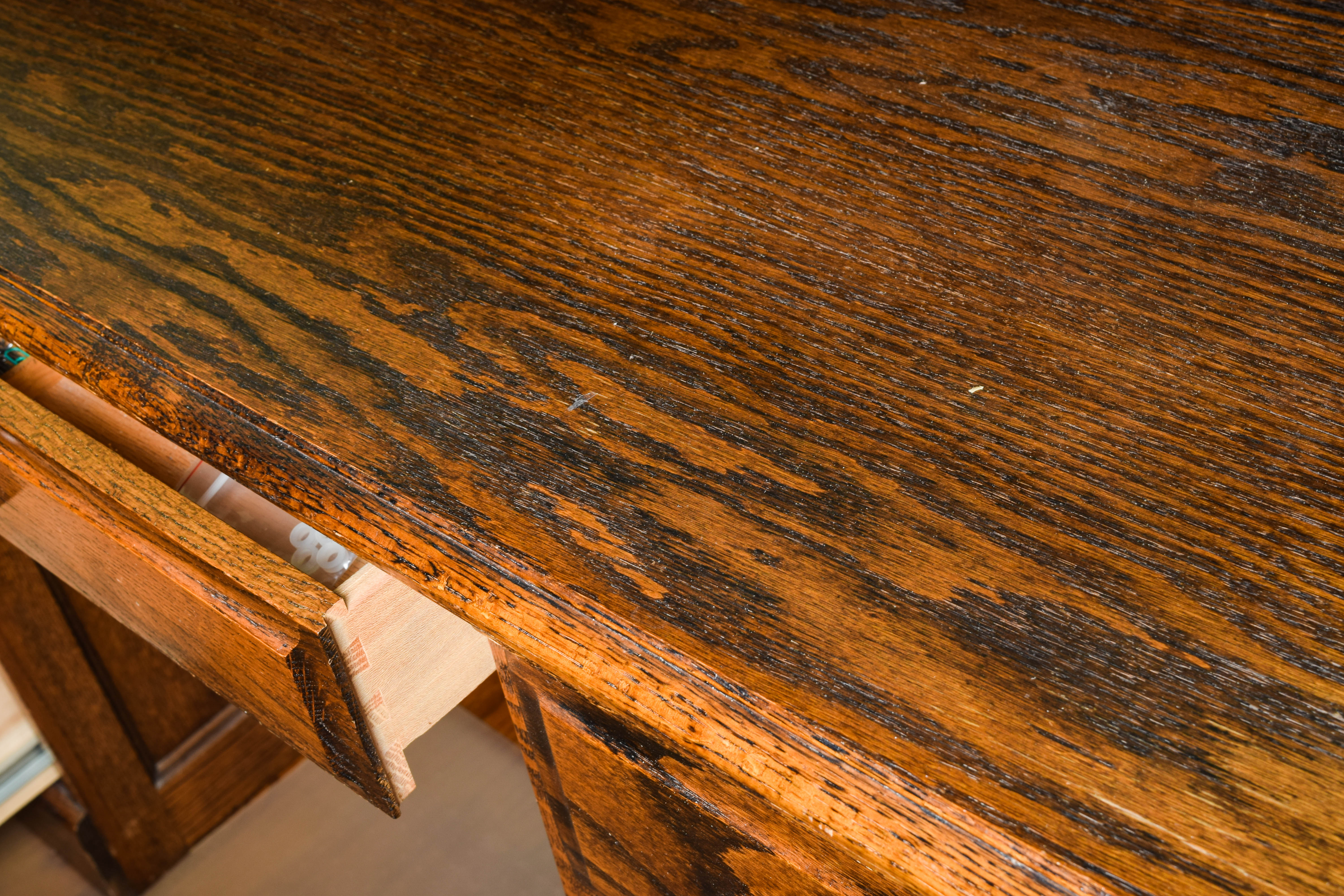 Vintage Oak Roll Top Desk