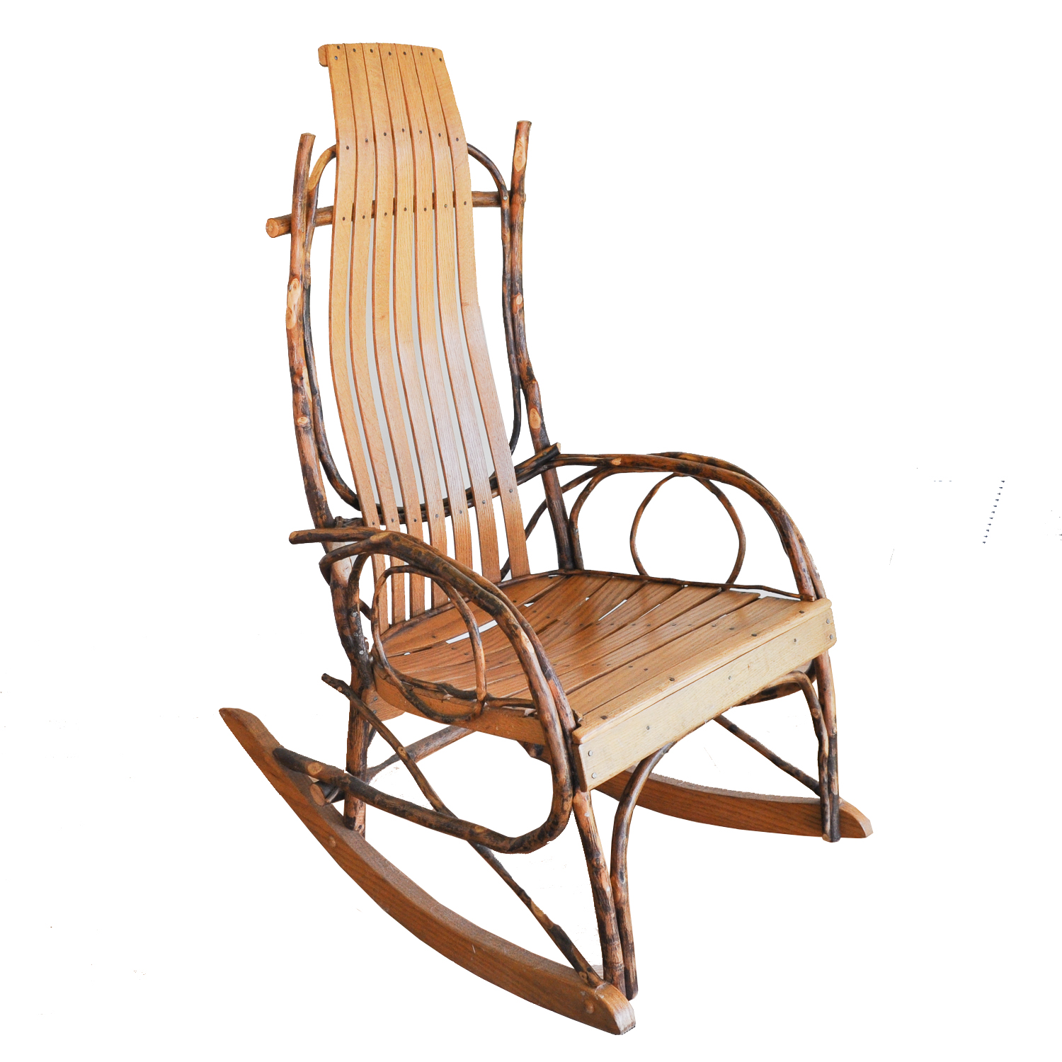 Amish Hickory Style Rocking Chair