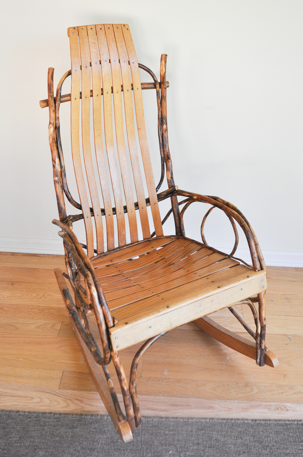 Amish Hickory Style Rocking Chair