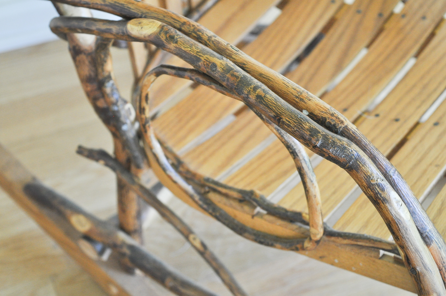 Amish Hickory Style Rocking Chair