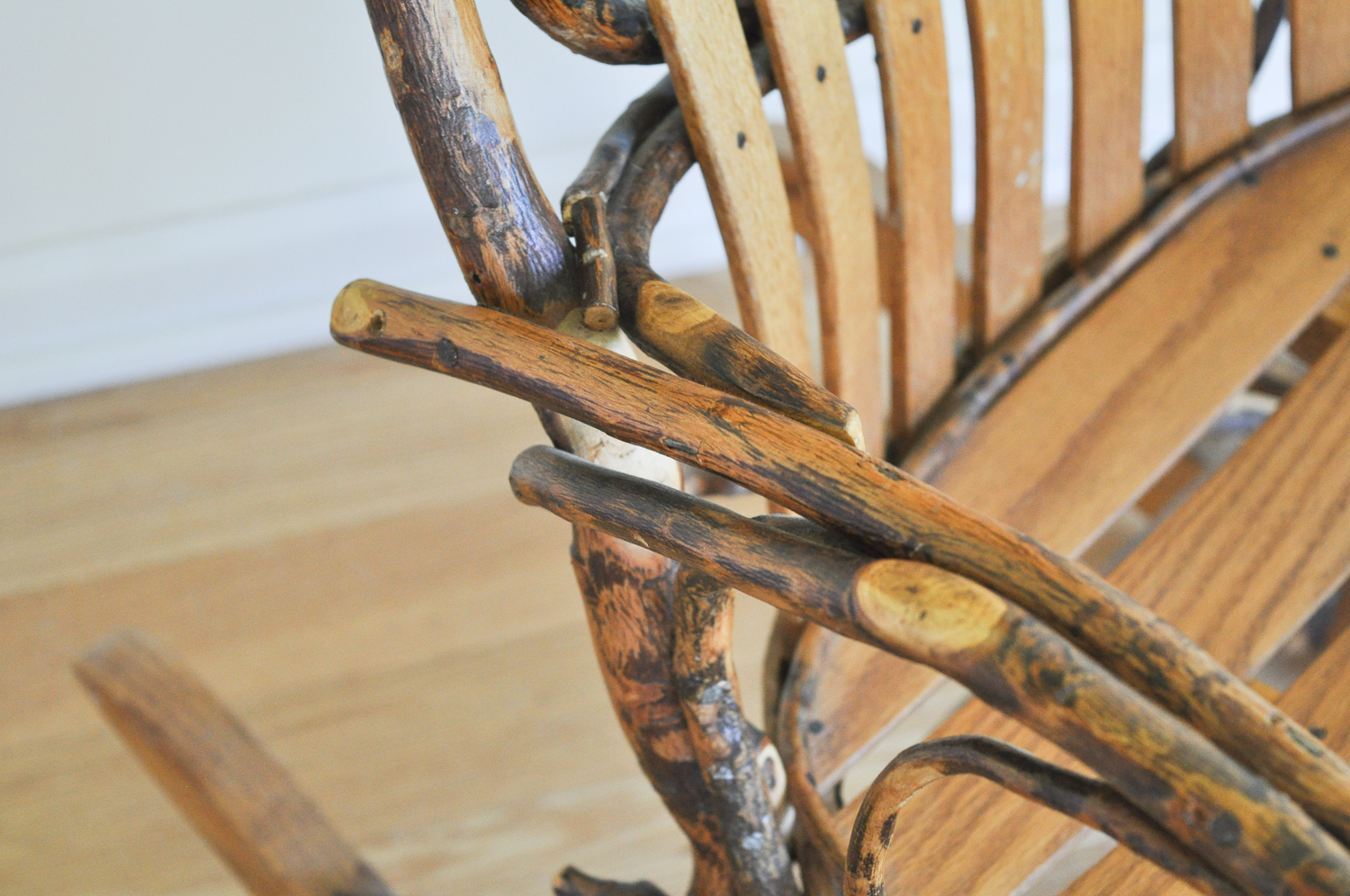 Amish Hickory Style Rocking Chair