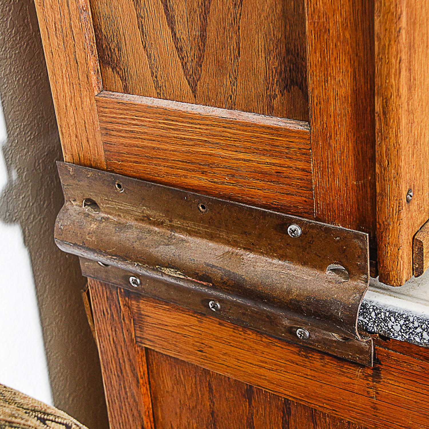 Vintage Oak Hoosier Cabinet
