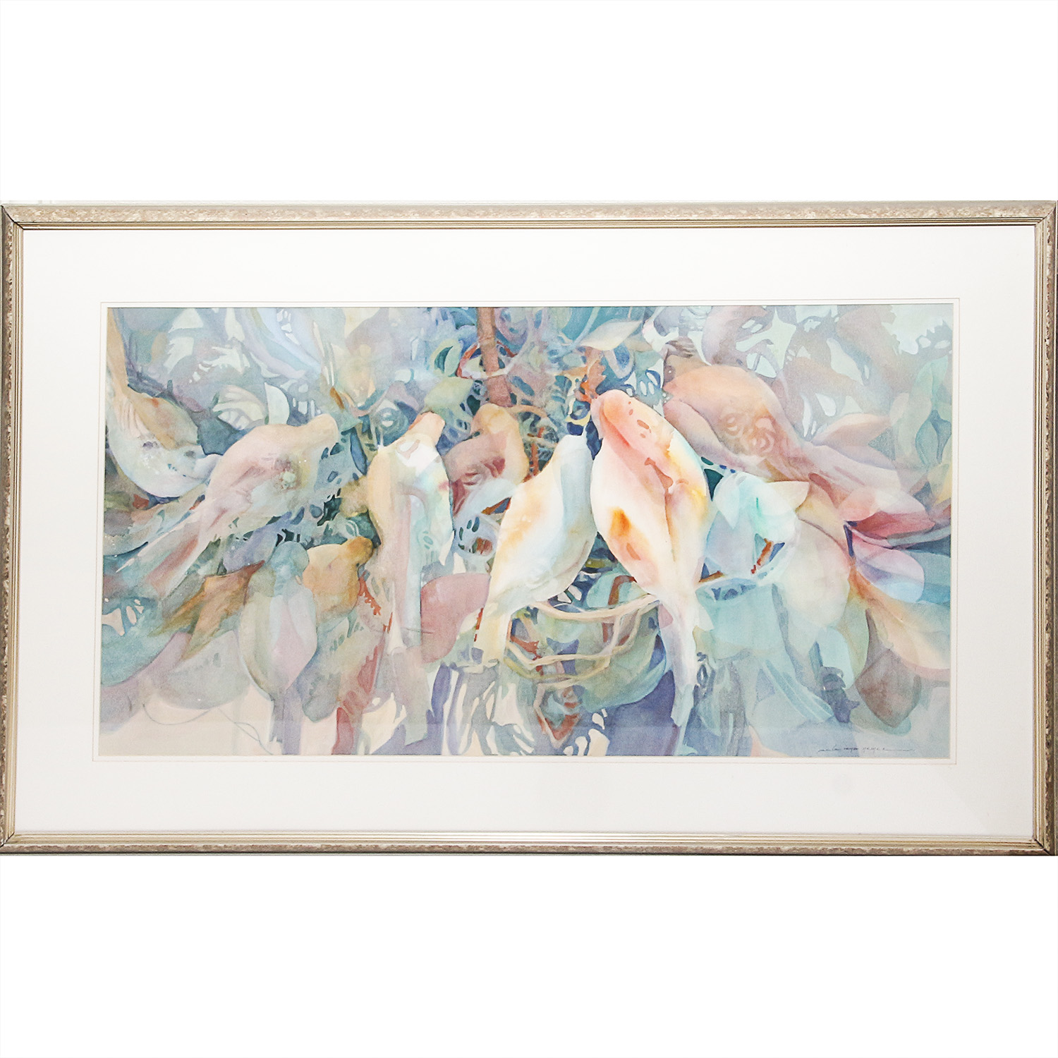 Paula Rayer Nemec Watercolor Painting of Birds