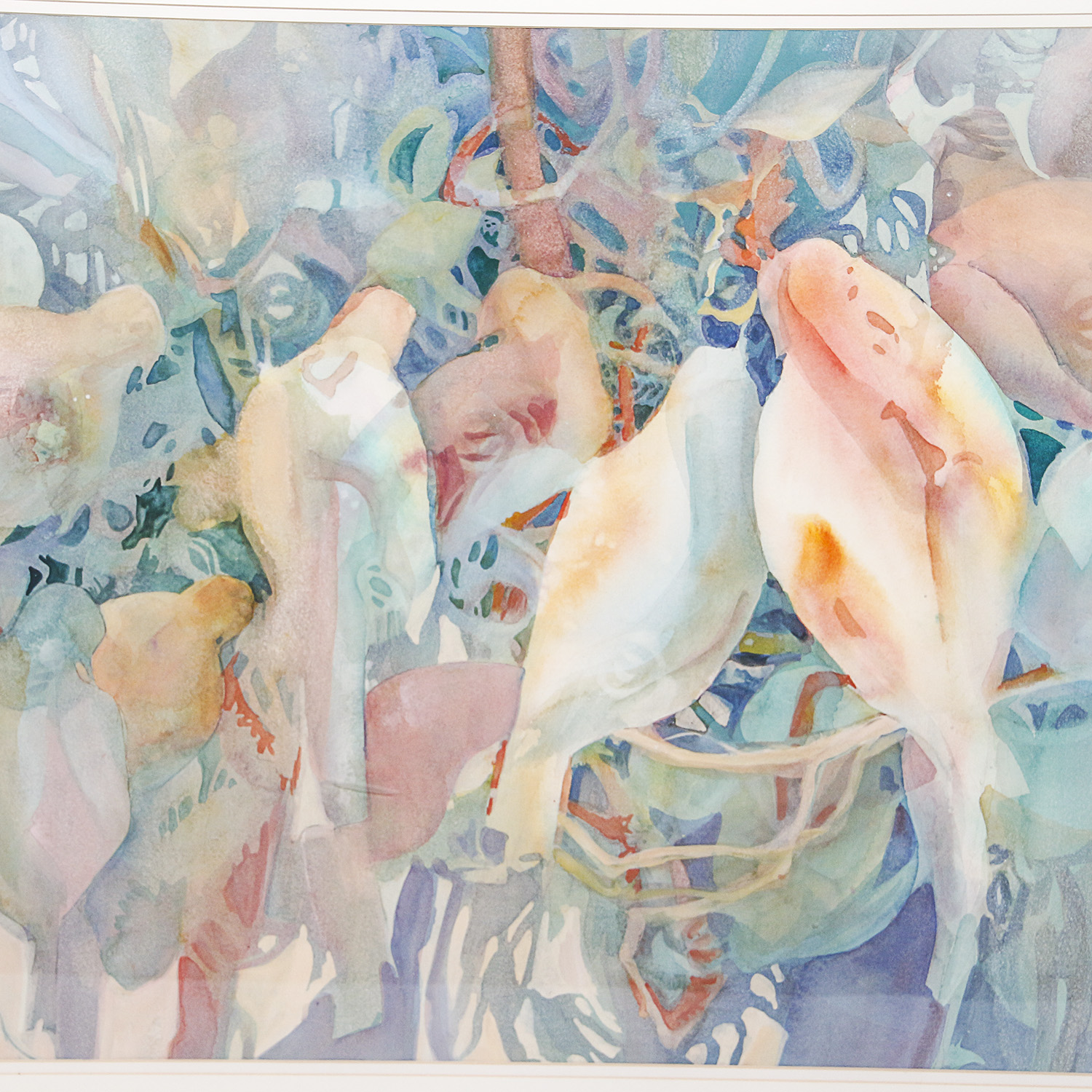 Paula Rayer Nemec Watercolor Painting of Birds