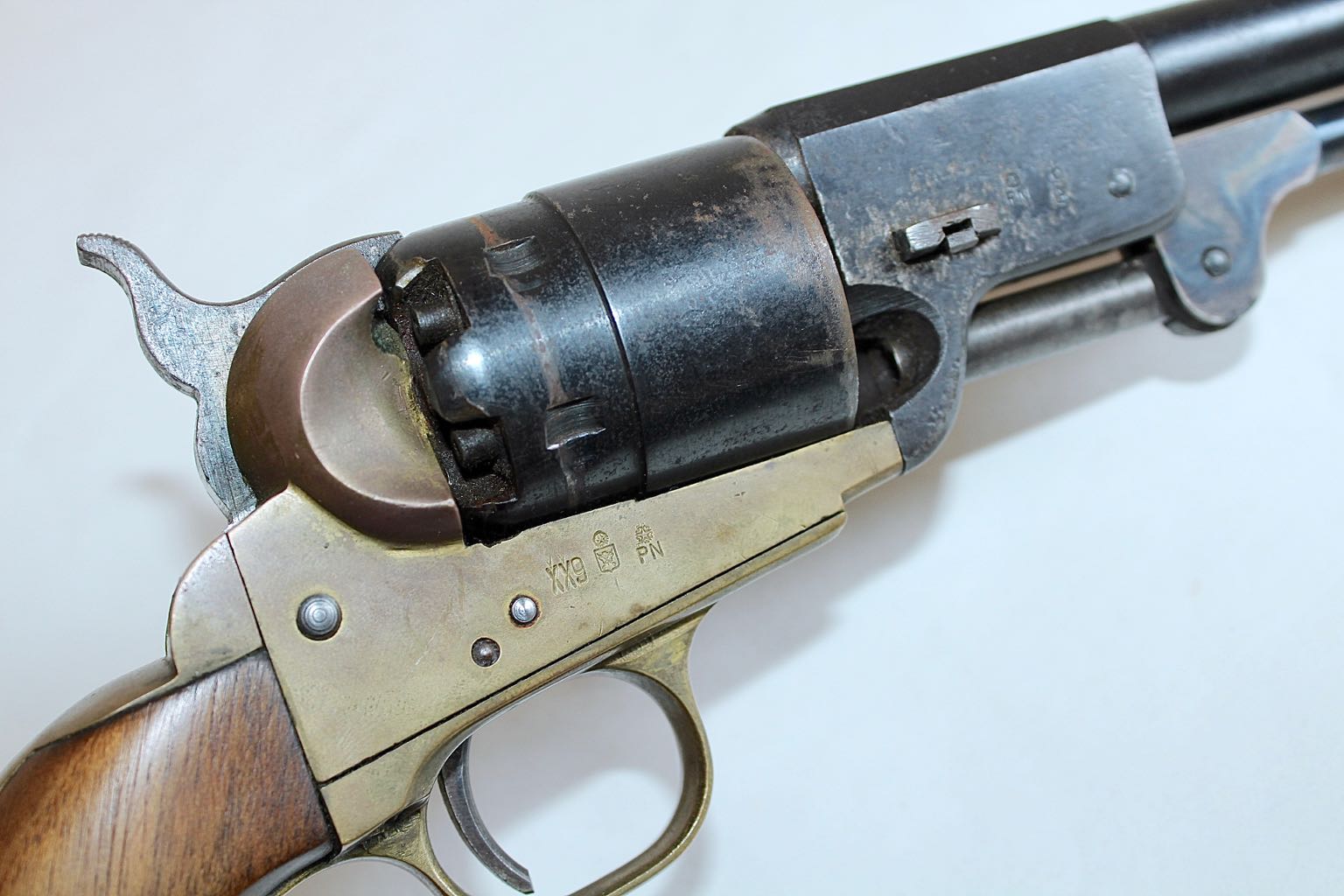 1973 Italian Reproduction 1848 Colt Army "Dragoon" Cal.44 Black Powder Revolver