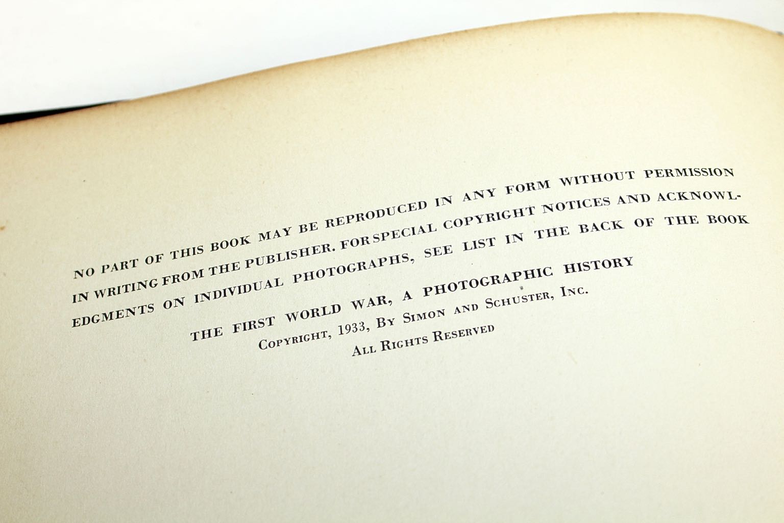 1918 End of WWI Newspaper and War Books