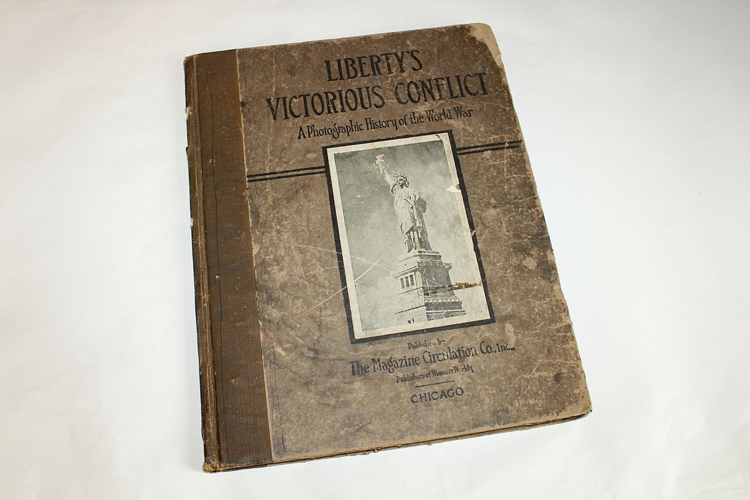 1918 End of WWI Newspaper and War Books