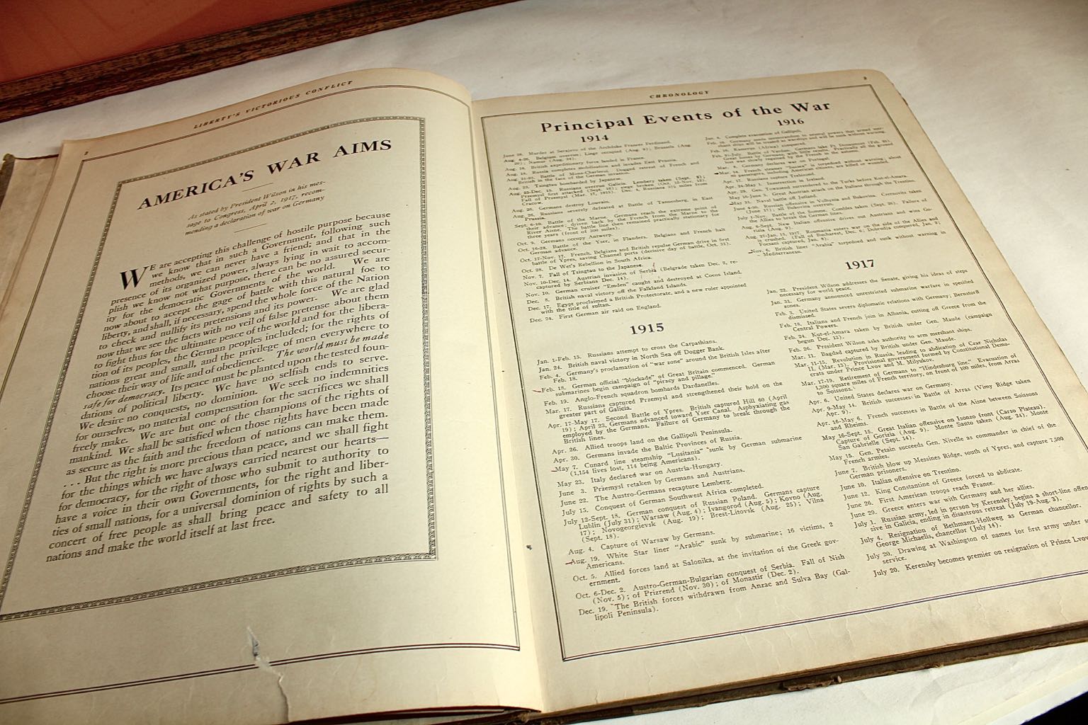 1918 End of WWI Newspaper and War Books