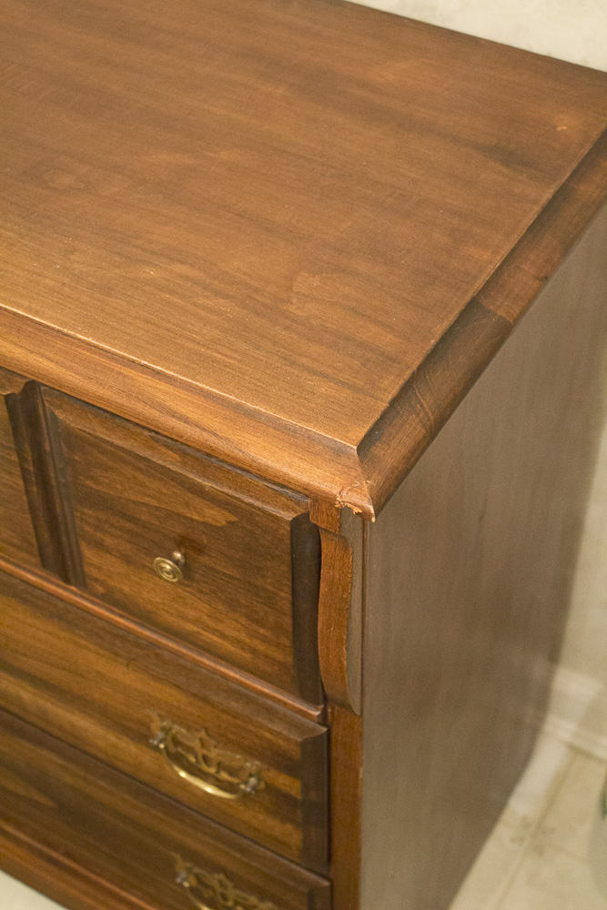 Vintage Chippendale Style Chest of Drawers