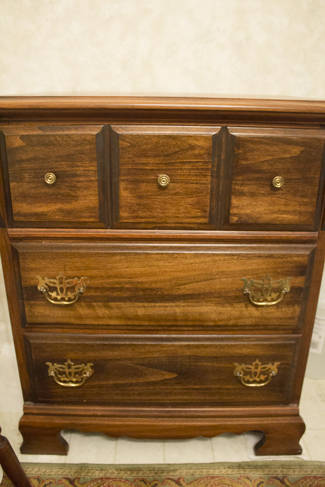 Vintage Chippendale Style Chest of Drawers
