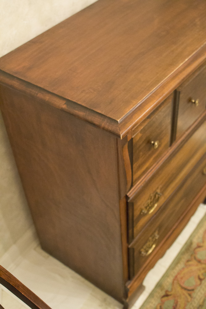 Vintage Chippendale Style Chest of Drawers