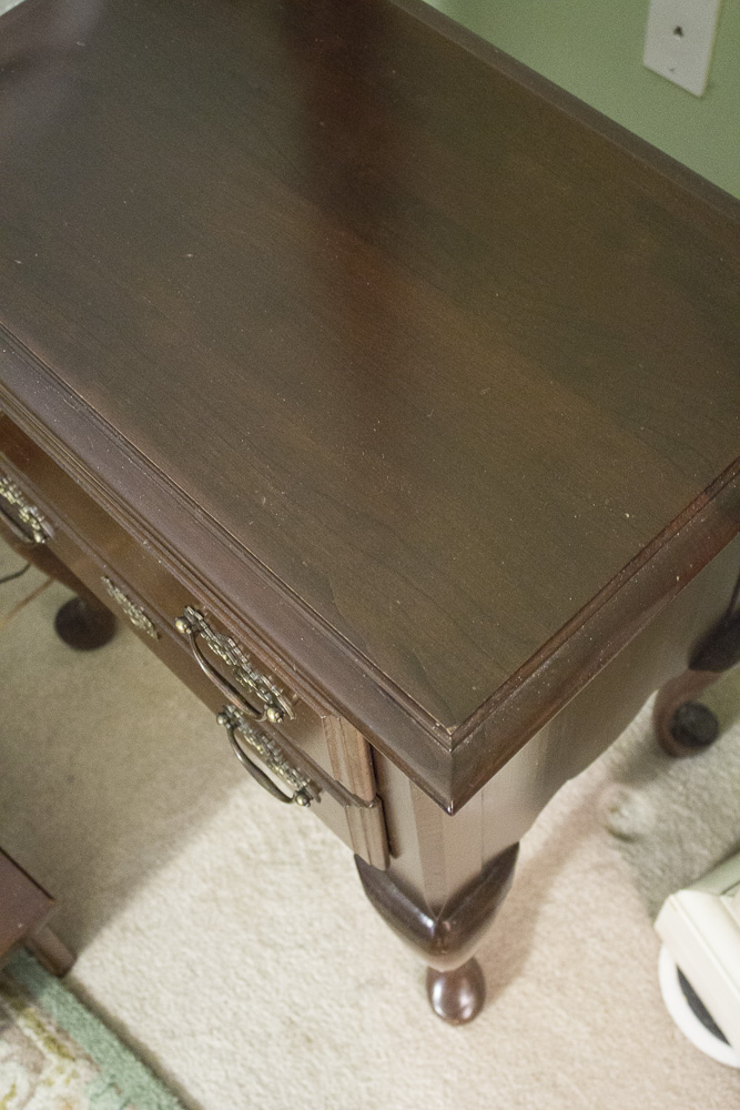 Queen Anne Style Nightstand by The Sterlingworth Corporation