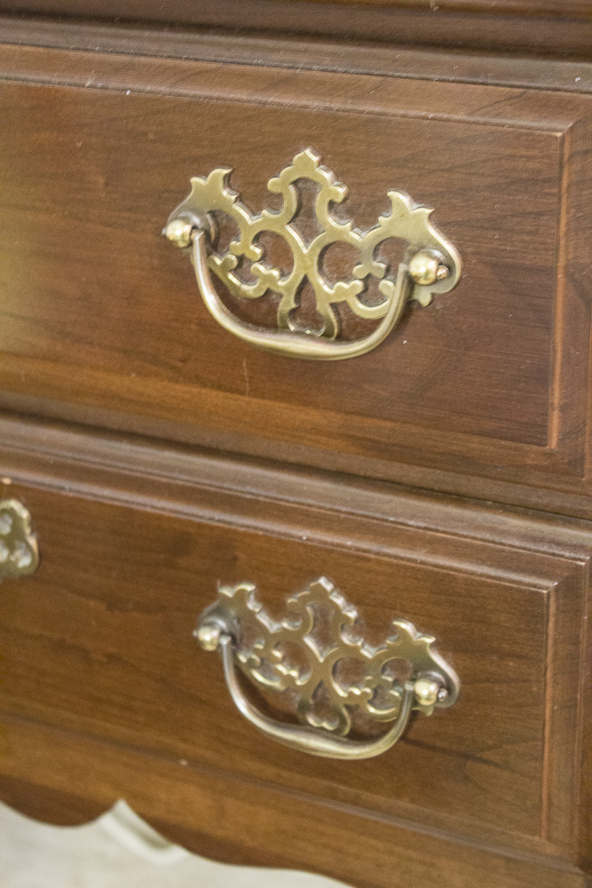 Queen Anne Style Nightstand by The Sterlingworth Corporation