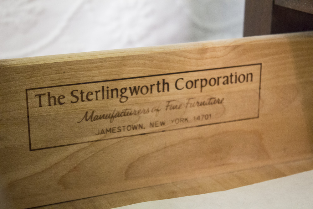 Queen Anne Style Nightstand by The Sterlingworth Corporation