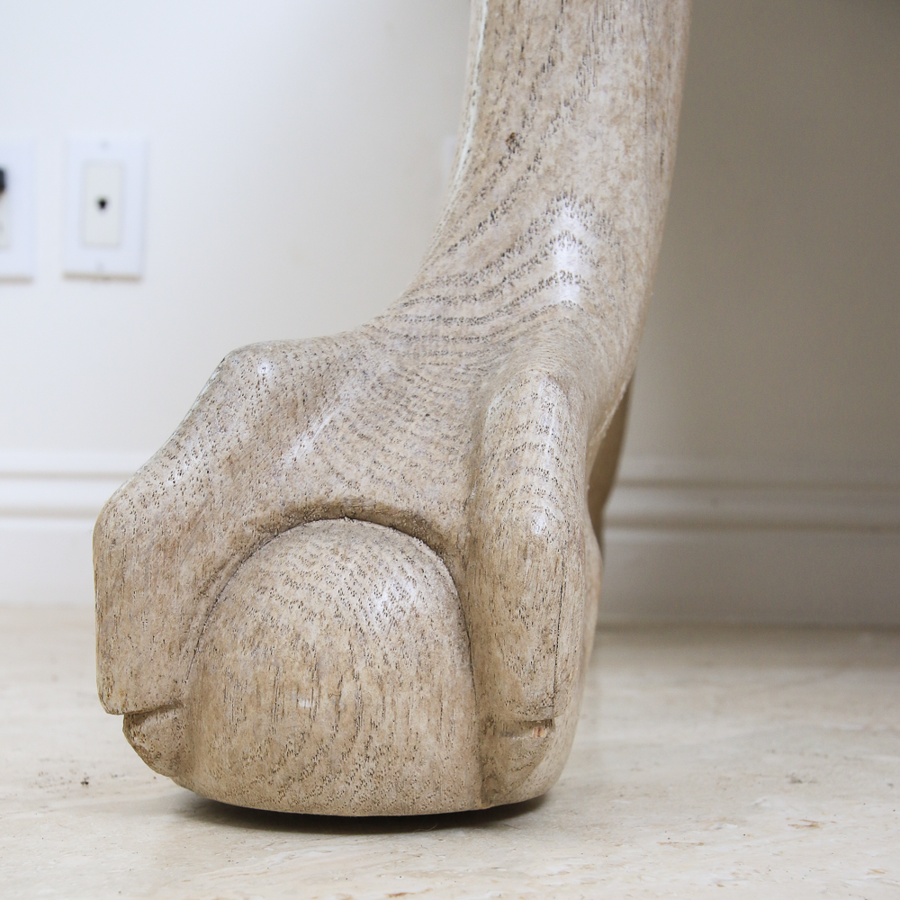 Marble Top End Tables with Claw Feet