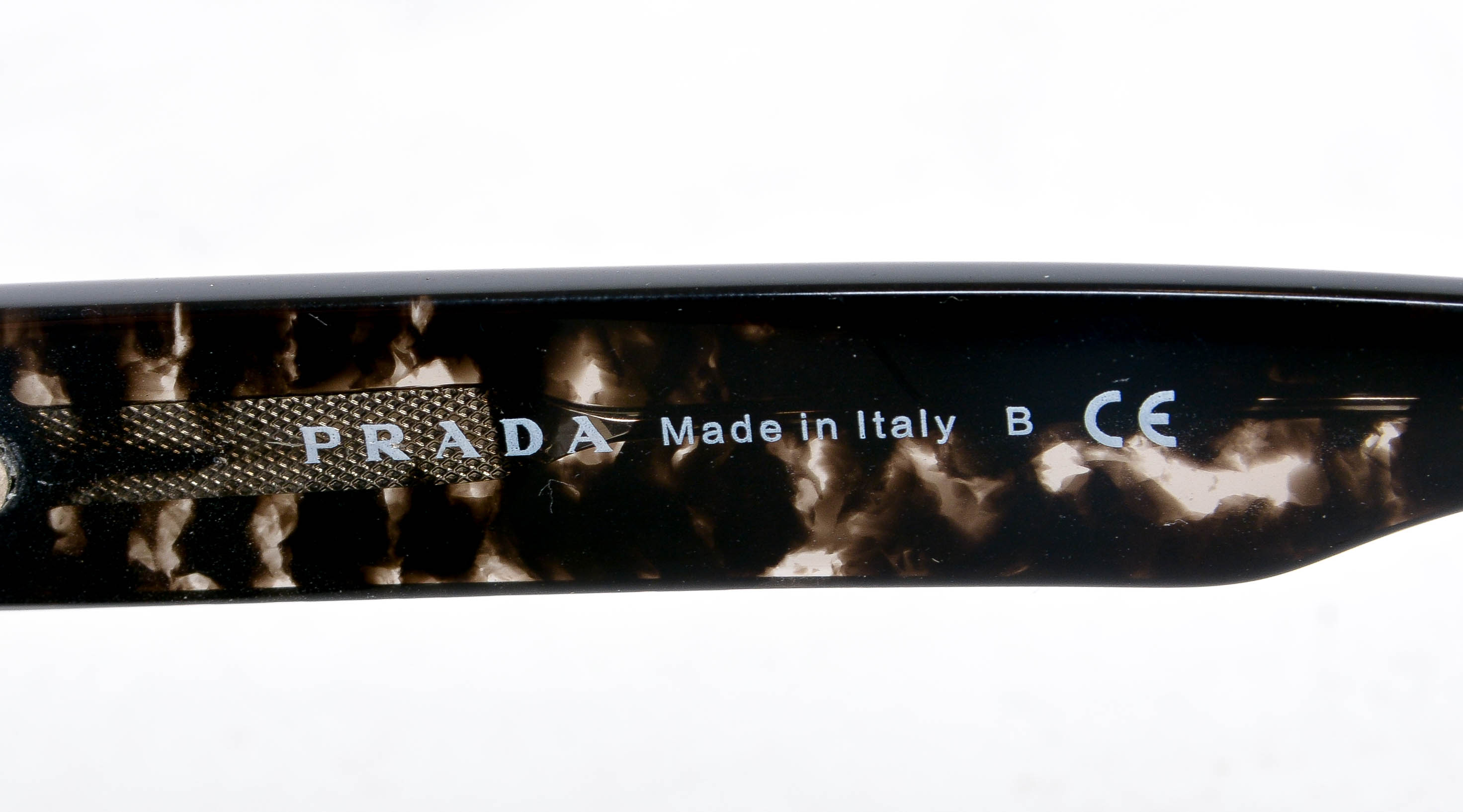 Prada Black Acrylic Sunglasses