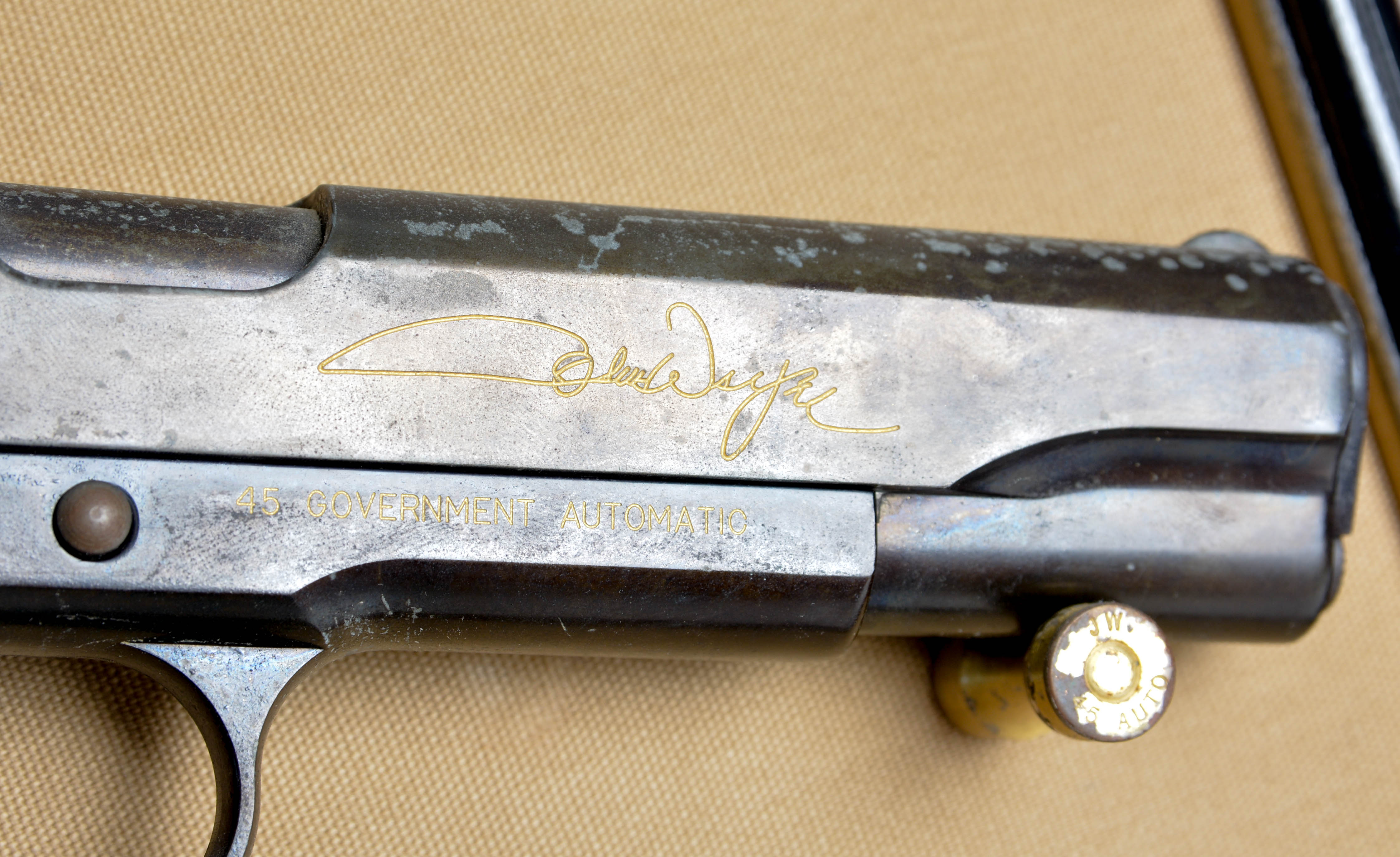 Collection of Three Framed Commemorative Replica Handguns