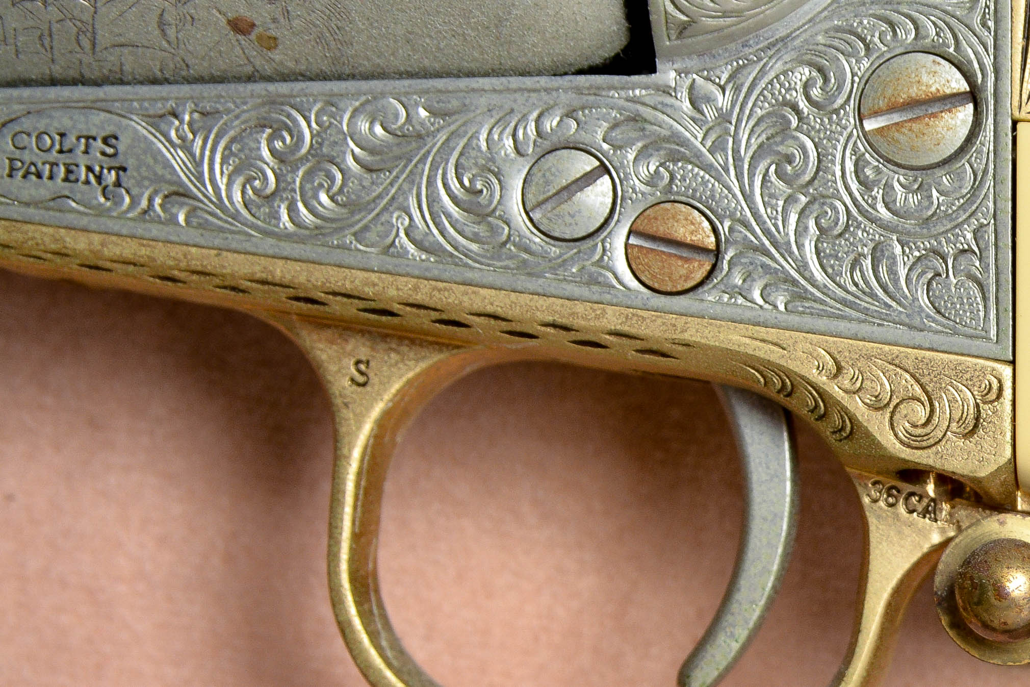 Collection of Three Framed Commemorative Replica Handguns