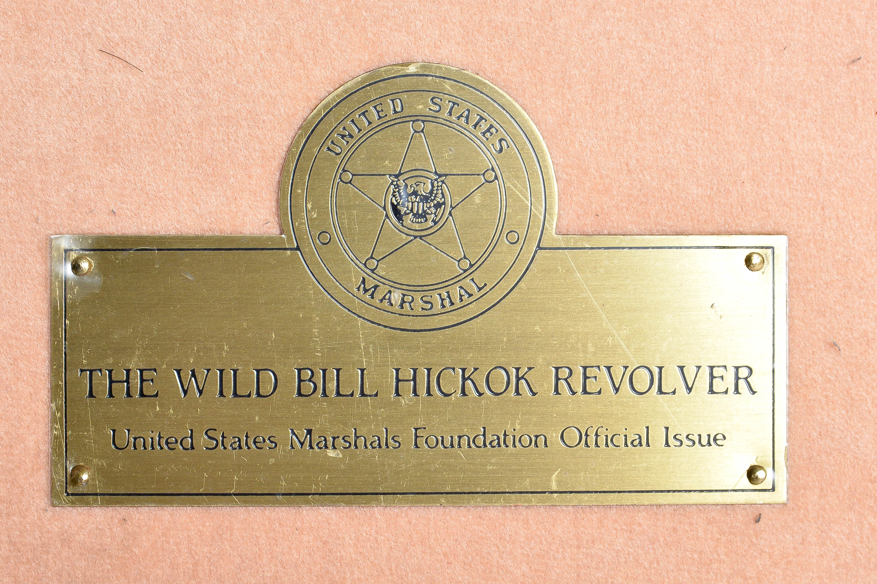 Collection of Three Framed Commemorative Replica Handguns