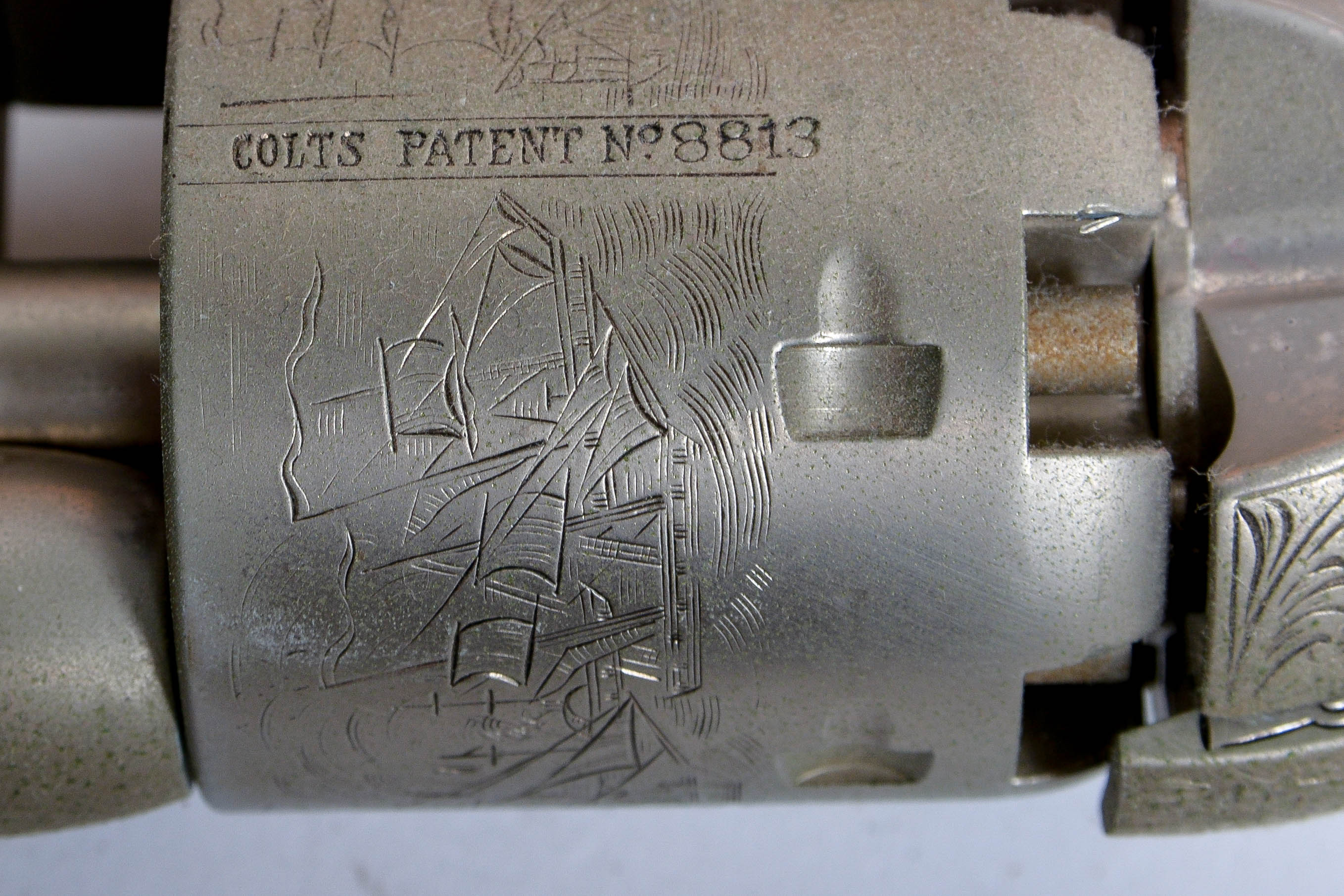 Collection of Three Framed Commemorative Replica Handguns