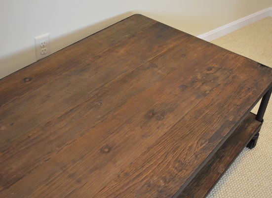 Restoration Hardware Dutch Industrial Reclaimed Elm Coffee Table