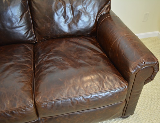 Restoration Hardware Original Lancaster Leather Sofa