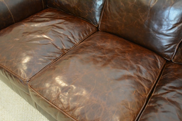 Restoration Hardware Original Lancaster Leather Sofa